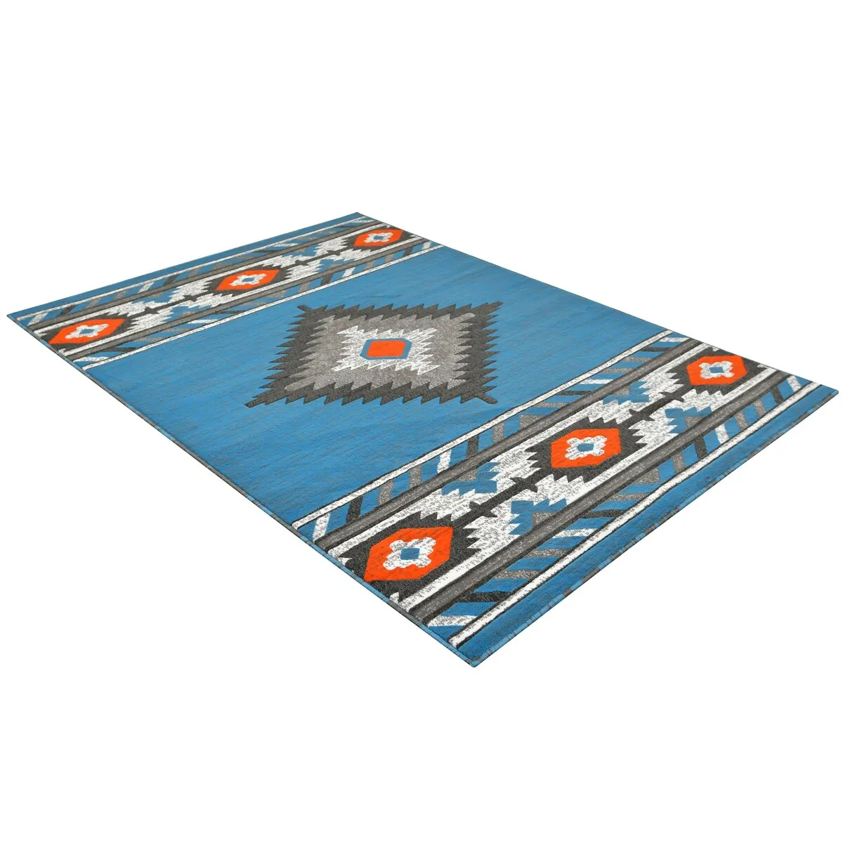 Allstar Rugs Cherokee Themed Polypropylene Area Rug
