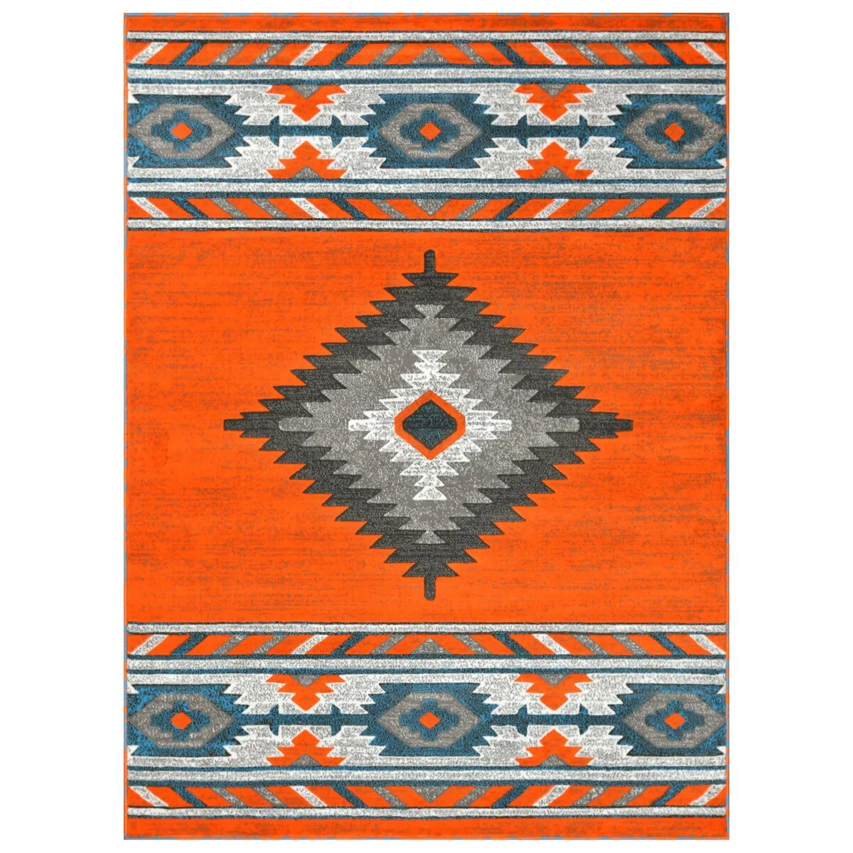 Allstar Rugs Cherokee Themed Polypropylene Area Rug