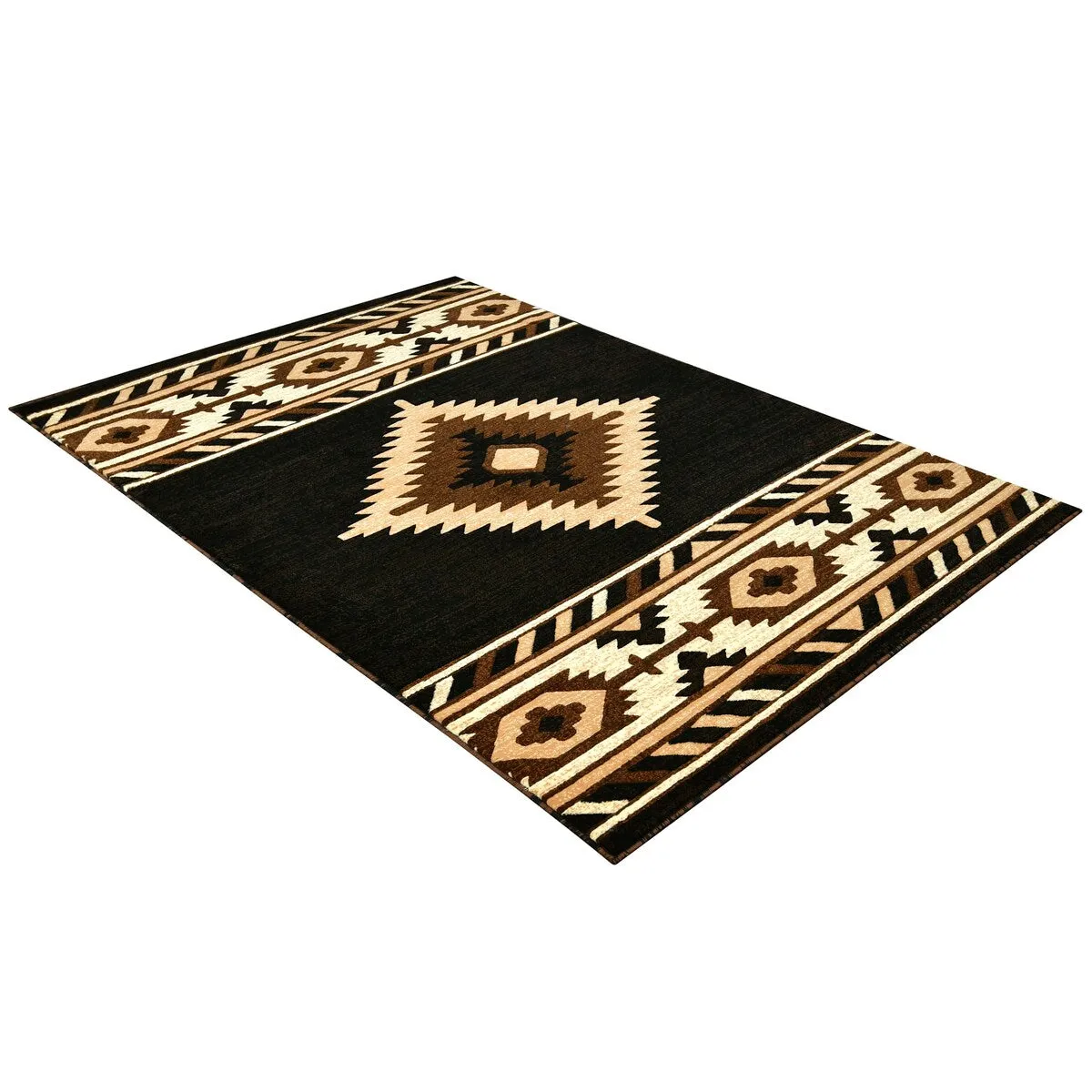 Allstar Rugs Cherokee Themed Polypropylene Area Rug