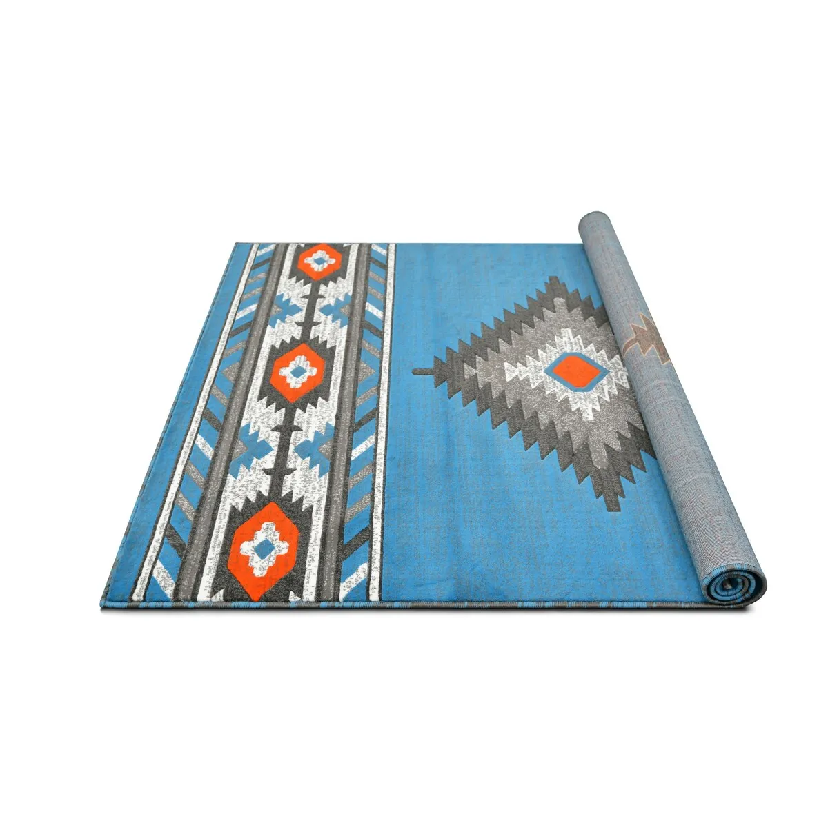 Allstar Rugs Cherokee Themed Polypropylene Area Rug