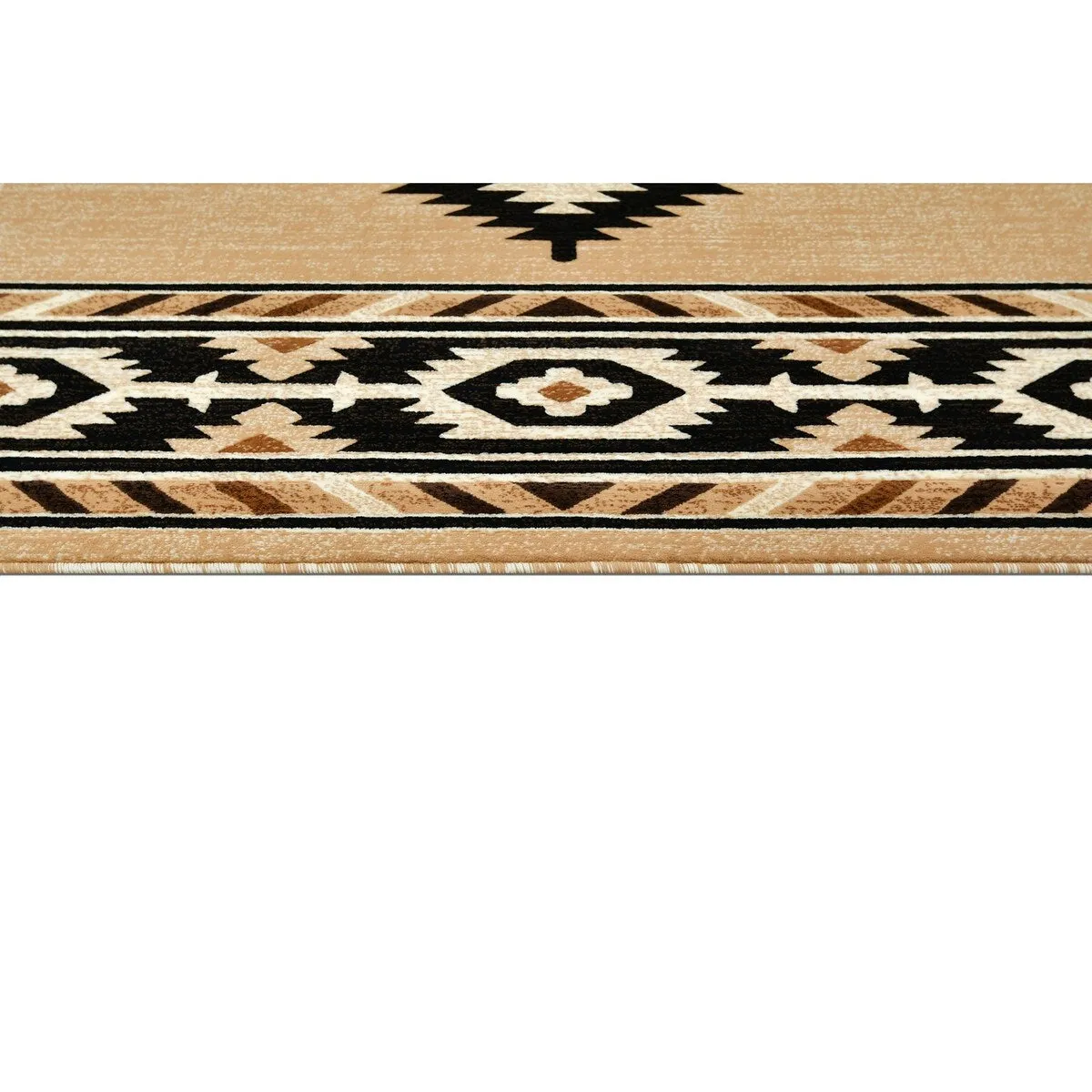 Allstar Rugs Cherokee Themed Polypropylene Area Rug