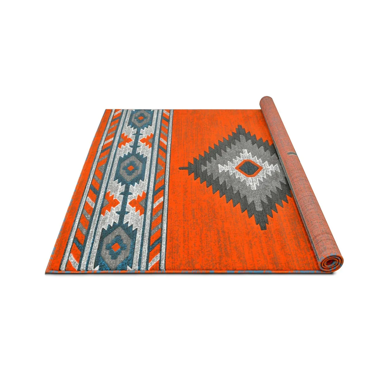 Allstar Rugs Cherokee Themed Polypropylene Area Rug
