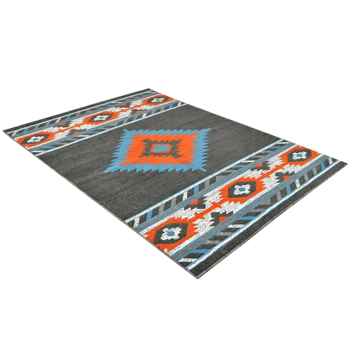 Allstar Rugs Cherokee Themed Polypropylene Area Rug