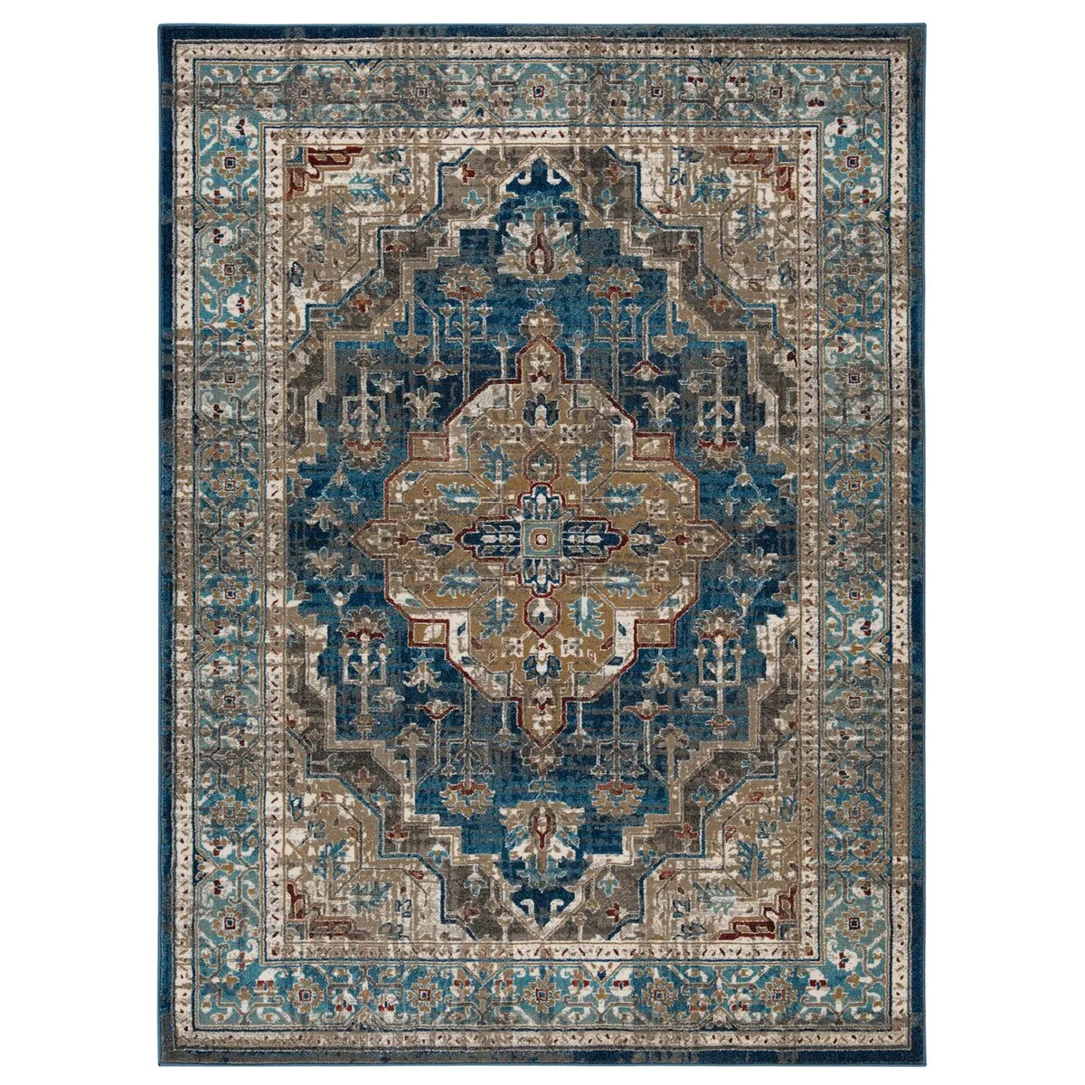 Allstar Rugs Persian Themed Polypropylene Area Rug
