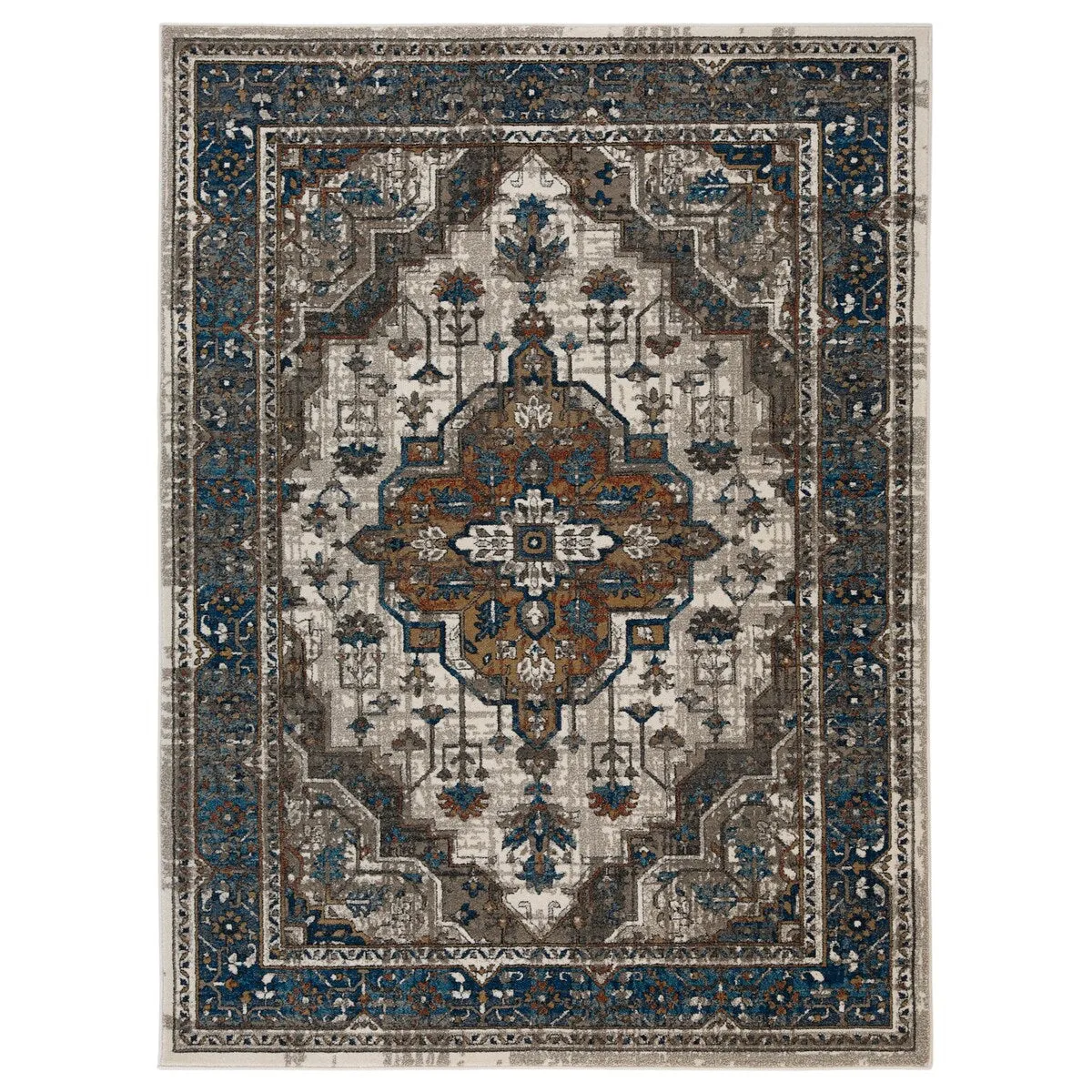 Allstar Rugs Persian Themed Polypropylene Area Rug