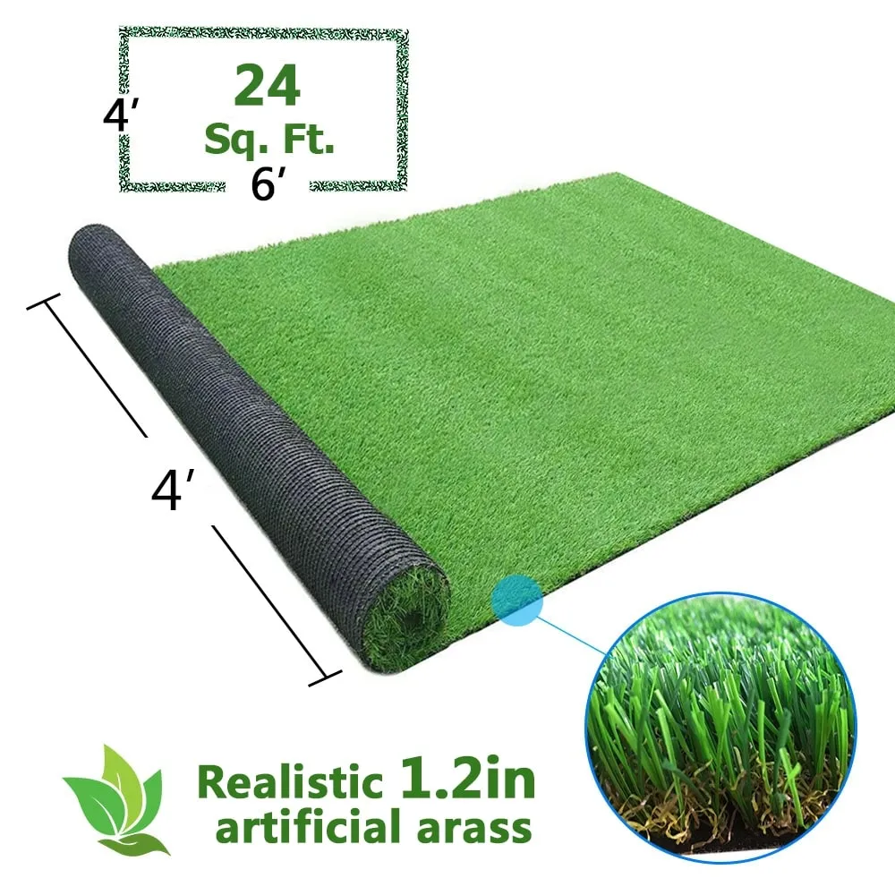 Artificial Grass Turf Outdoor Landscape Area Rug Lawn