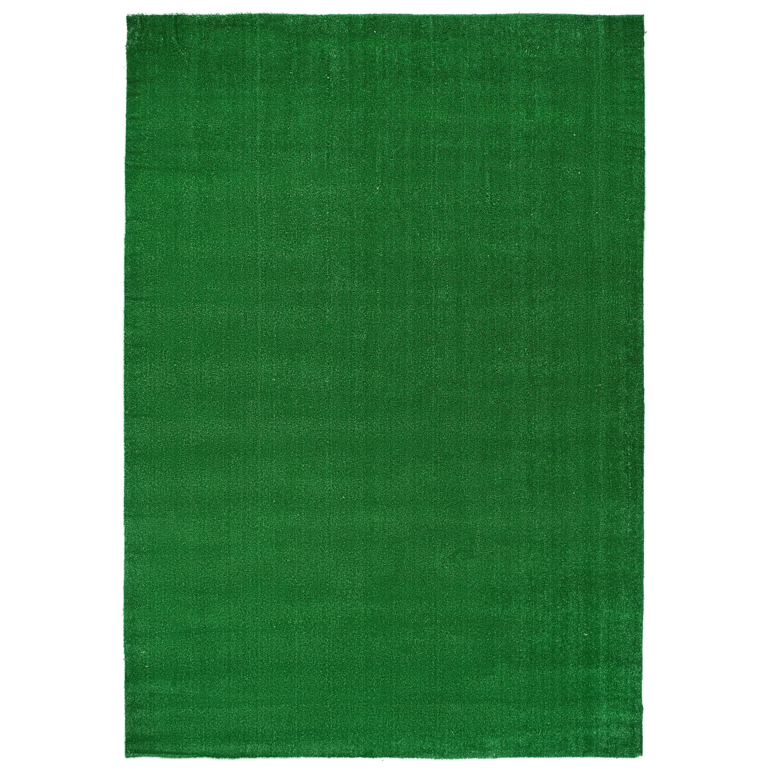 Artificial Turf Solid Grass Indoor Outdoor Area Rug