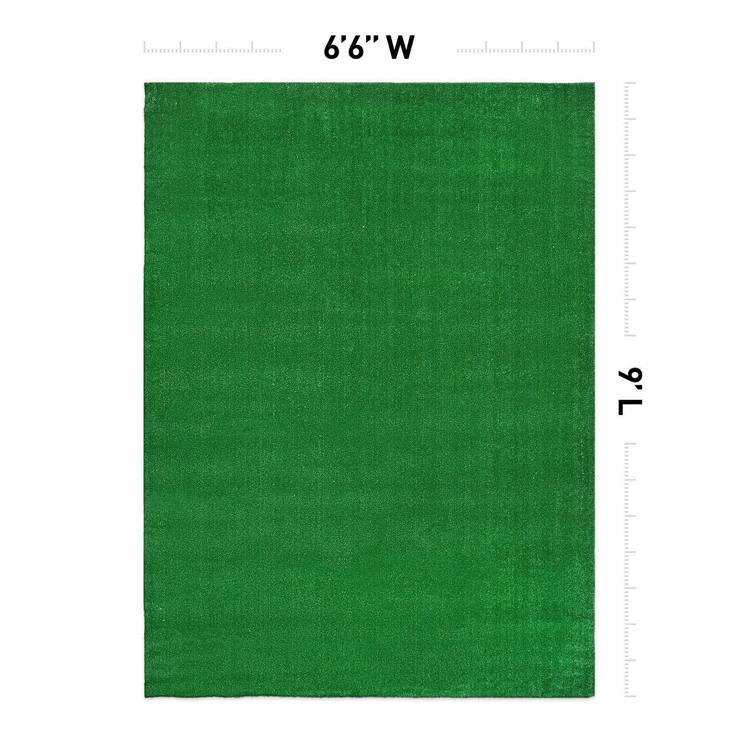 Artificial Turf Solid Grass Indoor Outdoor Area Rug