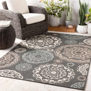 Artistic Weavers Arrigo Transitional Indoor/ Outdoor Area Rug - 8'10 Round - 8'10 Round