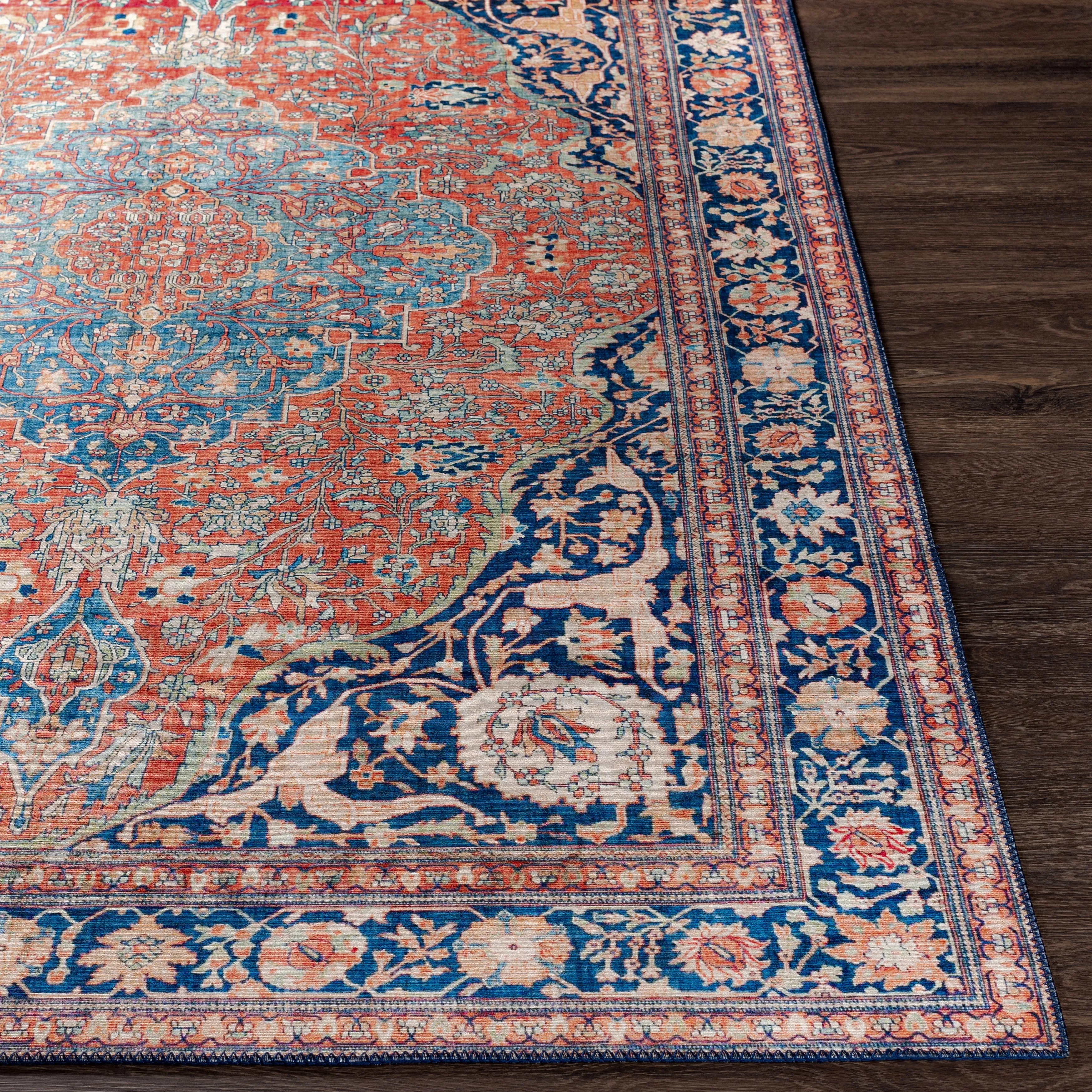 Artistic Weavers Derice Persian Medallion Printed Area Rug