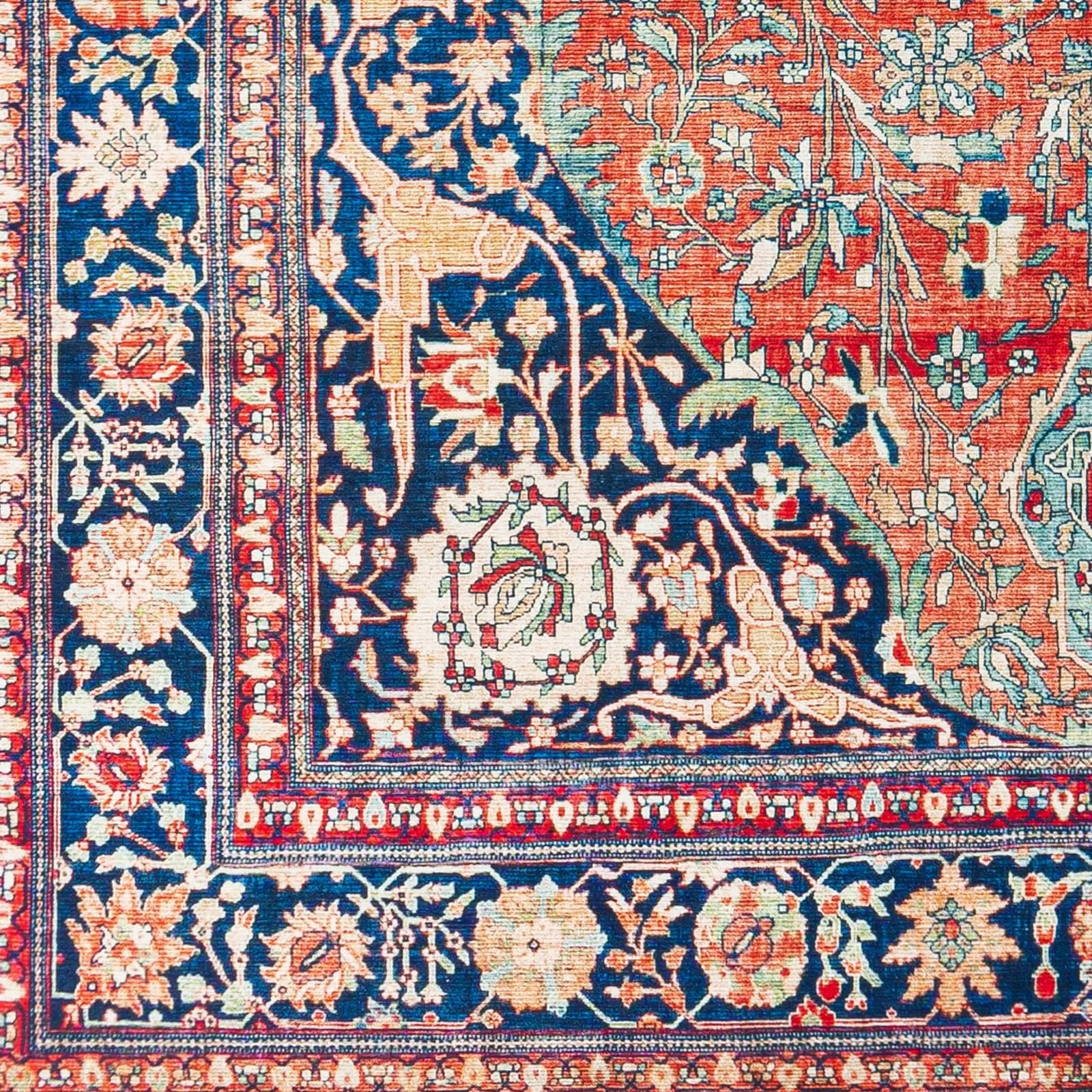 Artistic Weavers Derice Persian Medallion Printed Area Rug