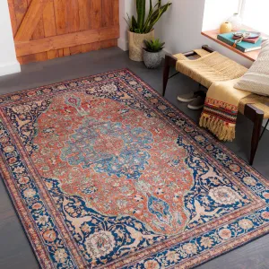 Artistic Weavers Derice Persian Medallion Printed Area Rug
