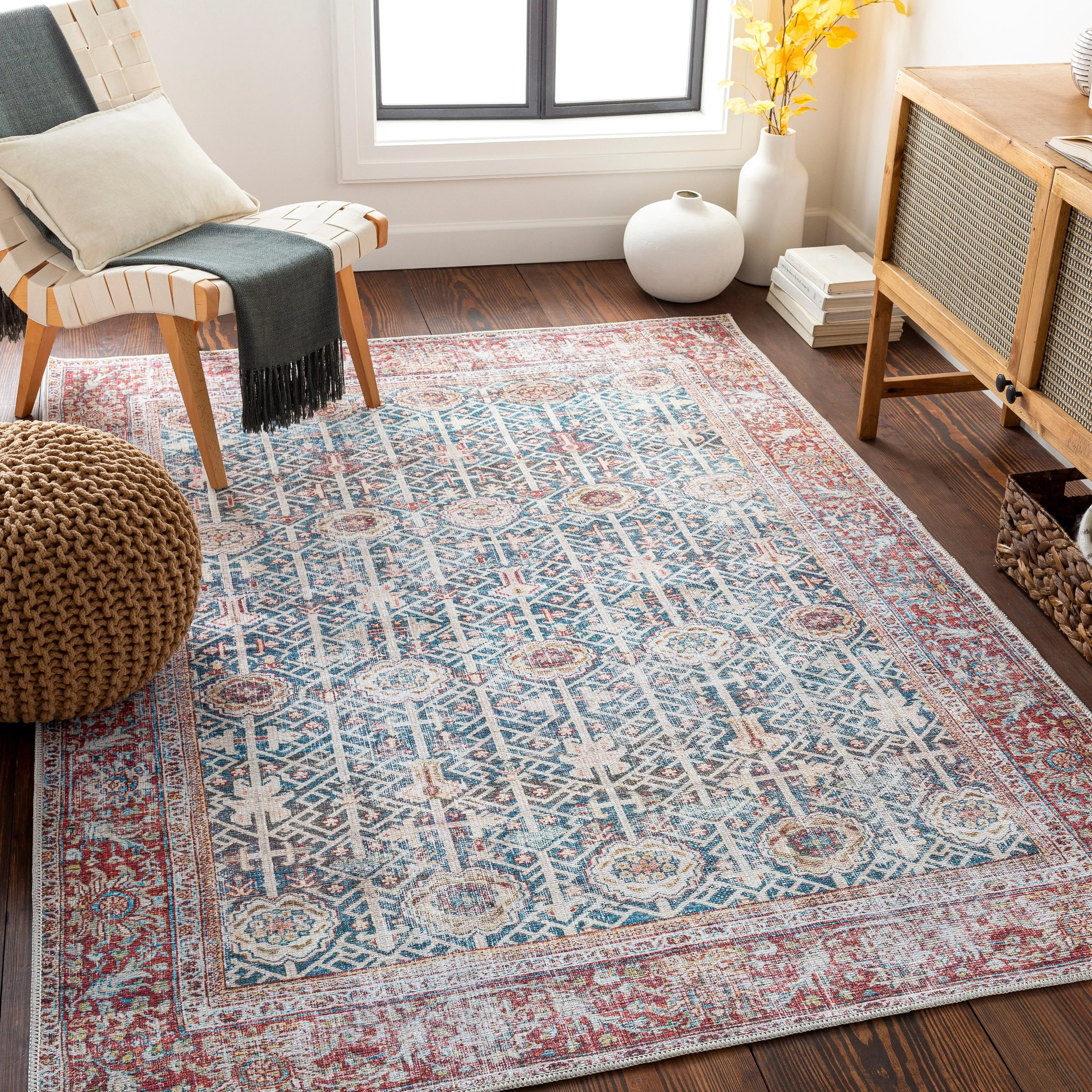 Artistic Weavers Domitian Traditional Vintage Machine Washable Area Rug