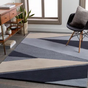 Artistic Weavers Lincoln Hand Tufted Geometric Wool Rug