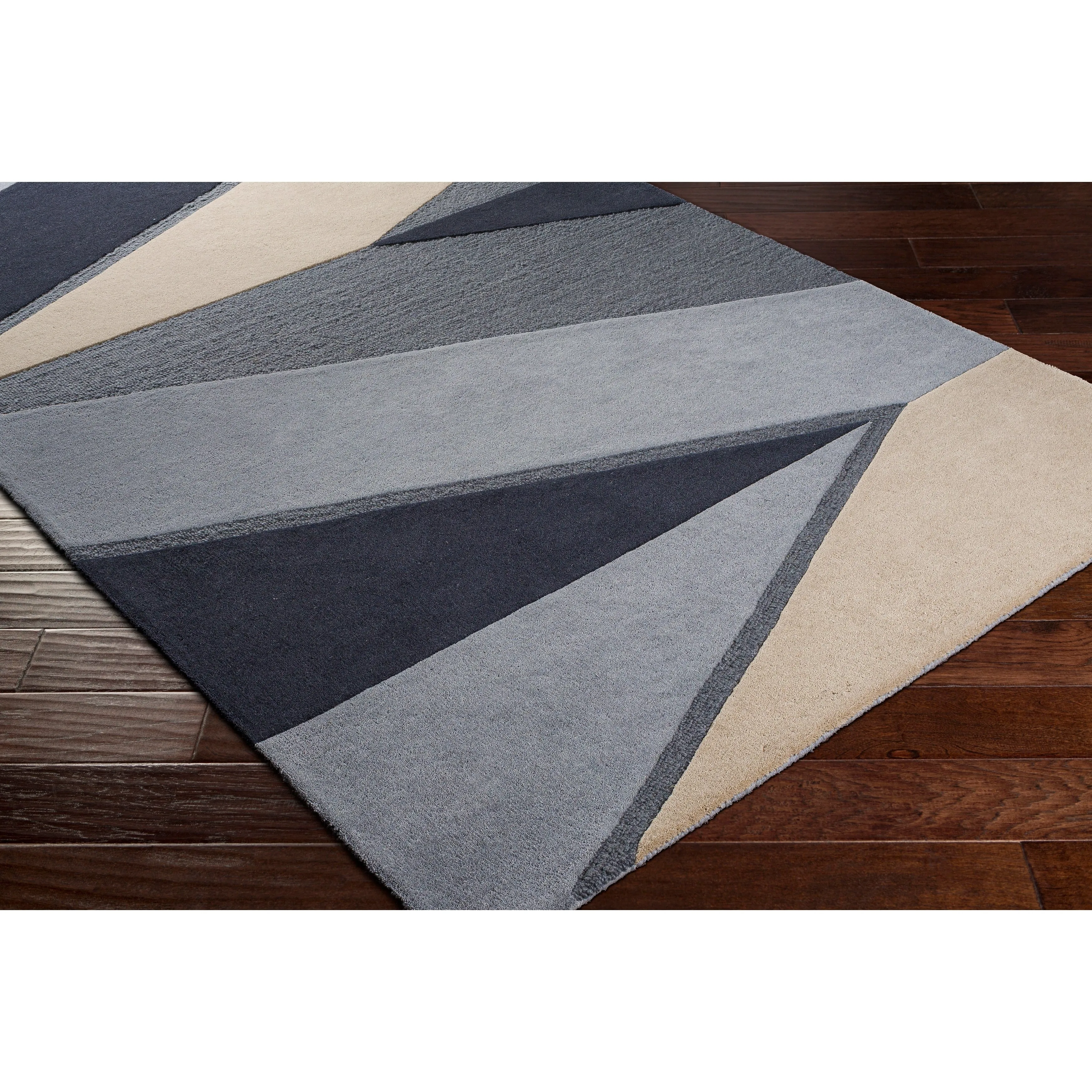 Artistic Weavers Lincoln Hand Tufted Geometric Wool Rug