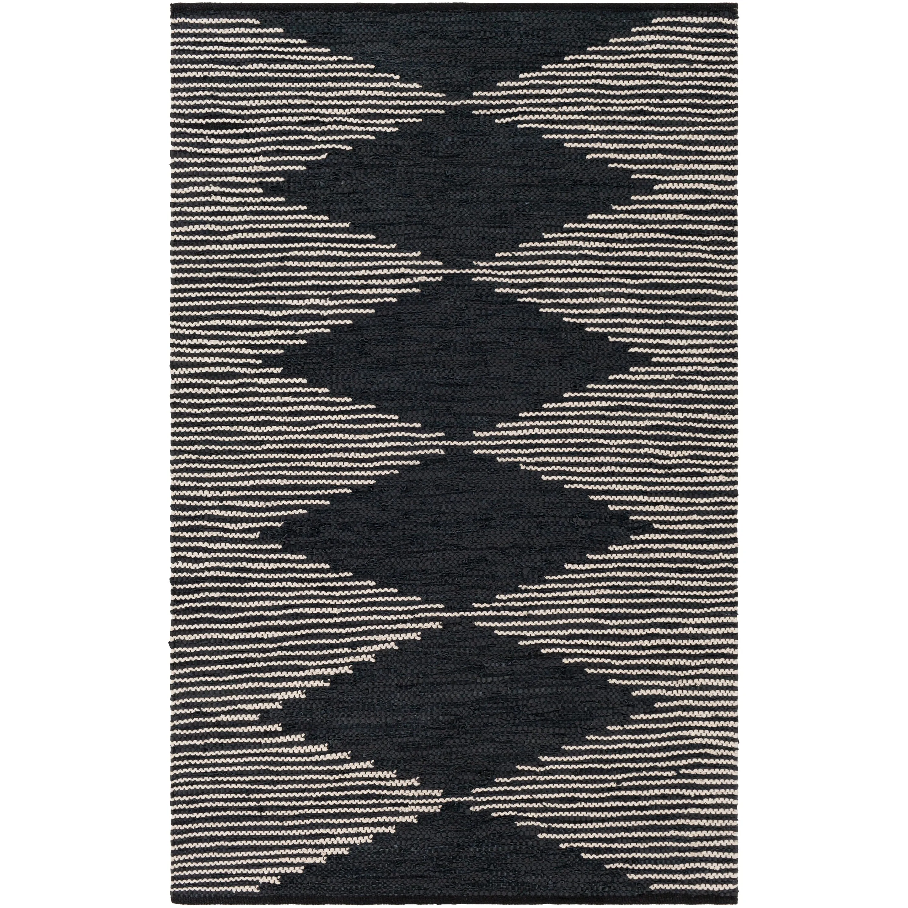 Artistic Weavers Soundtrack Rustic Leather/Cotton Handmade Area Rug