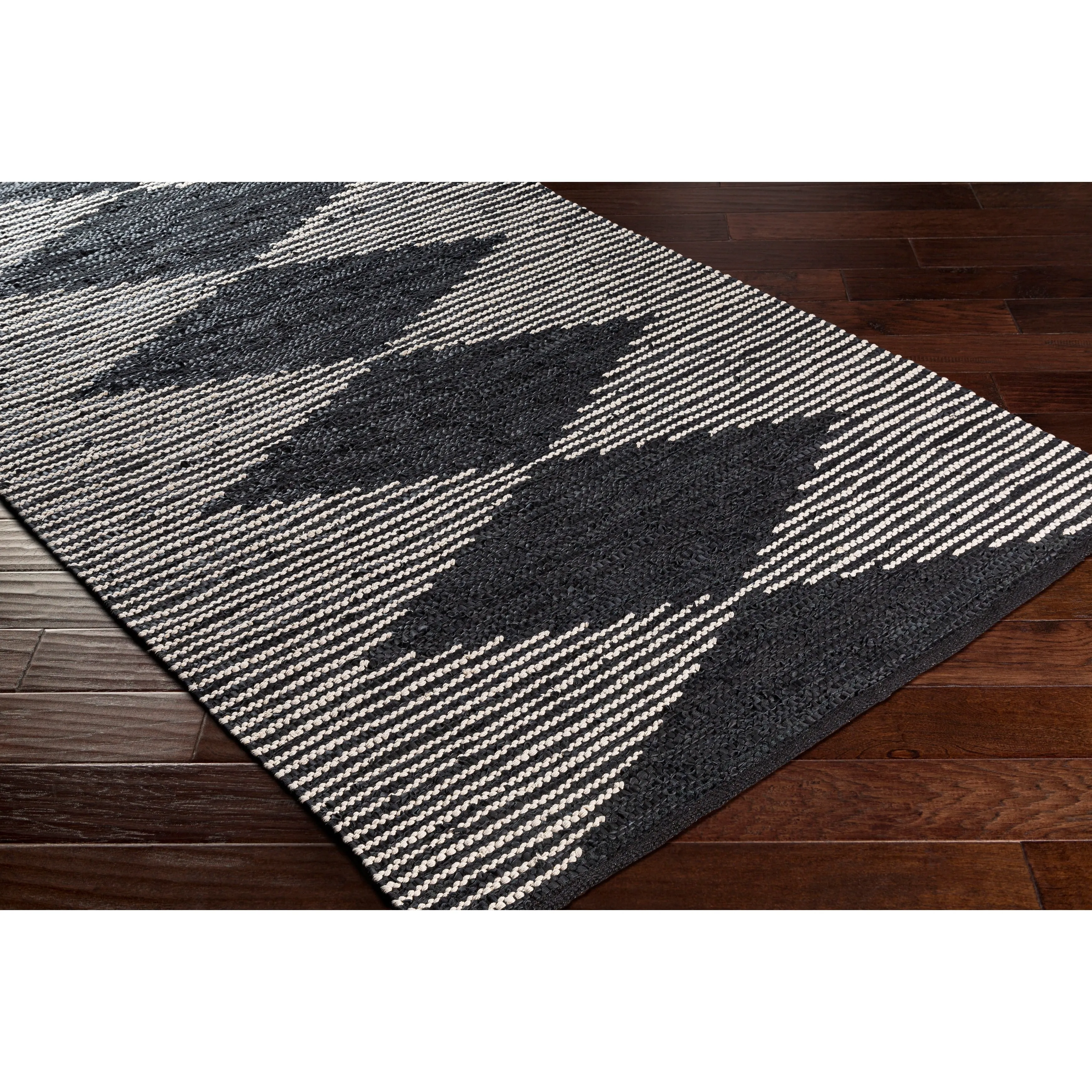 Artistic Weavers Soundtrack Rustic Leather/Cotton Handmade Area Rug