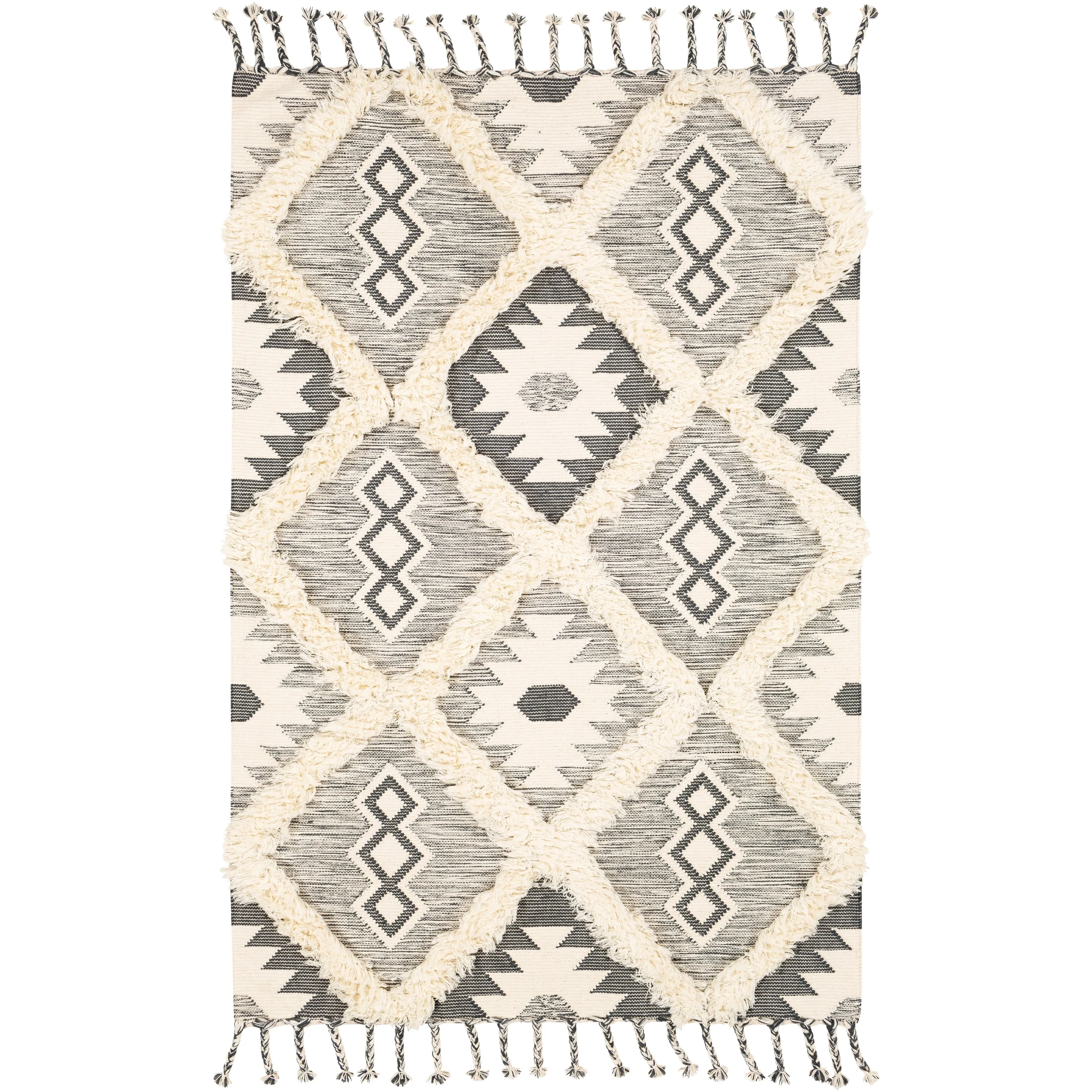 Artistic Weavers Topanga Handmade Wool Scandinavian Tassel Area Rug