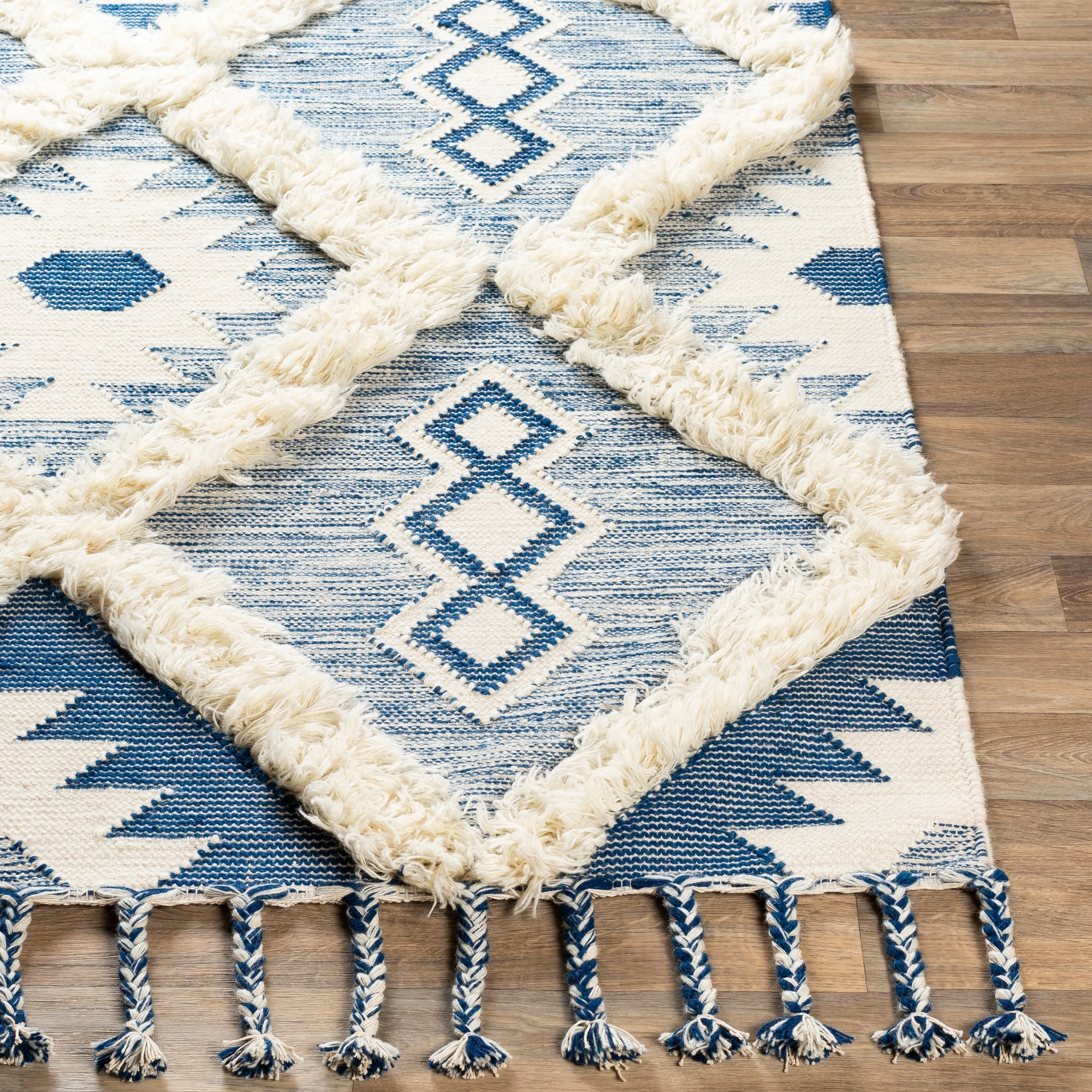 Artistic Weavers Topanga Handmade Wool Scandinavian Tassel Area Rug