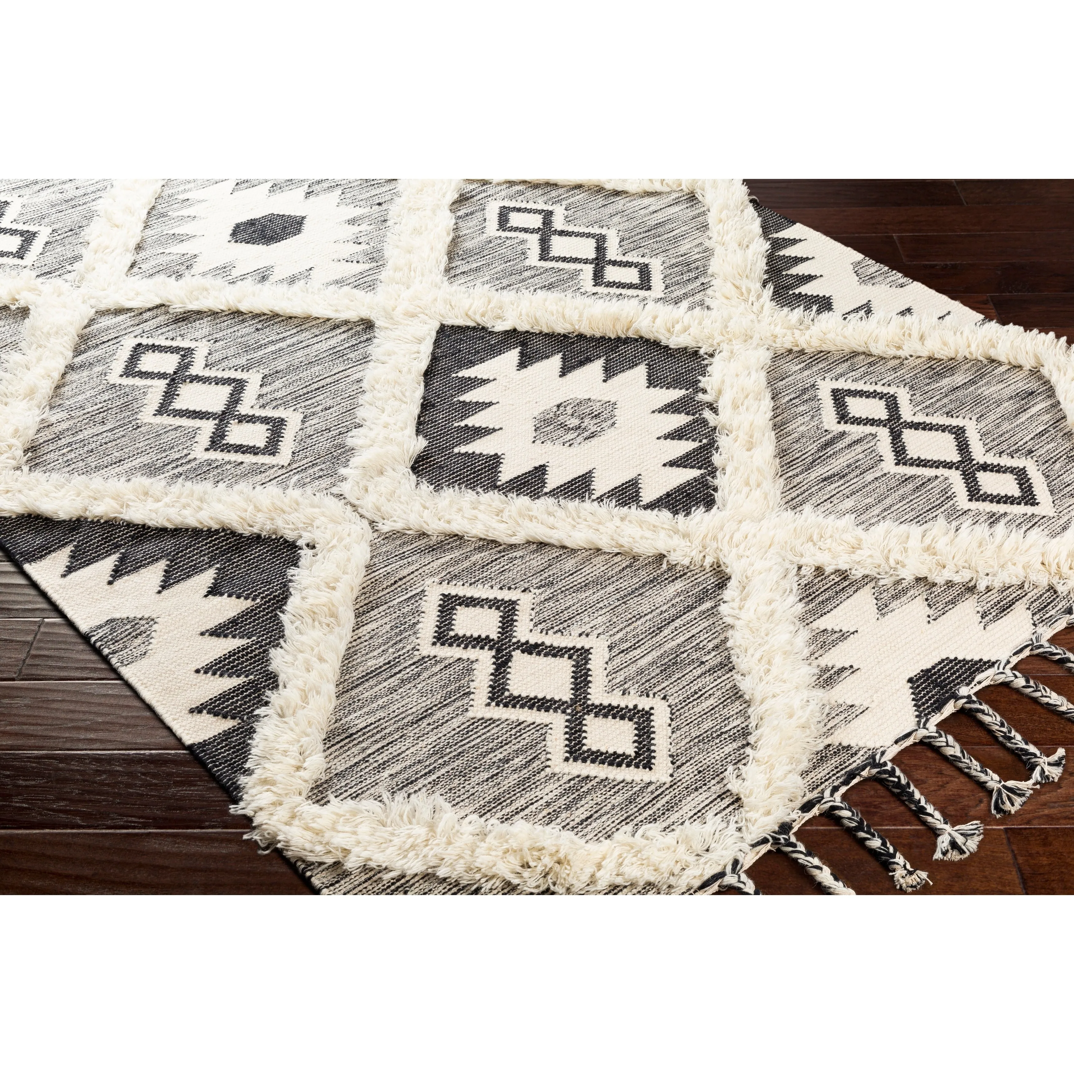 Artistic Weavers Topanga Handmade Wool Scandinavian Tassel Area Rug