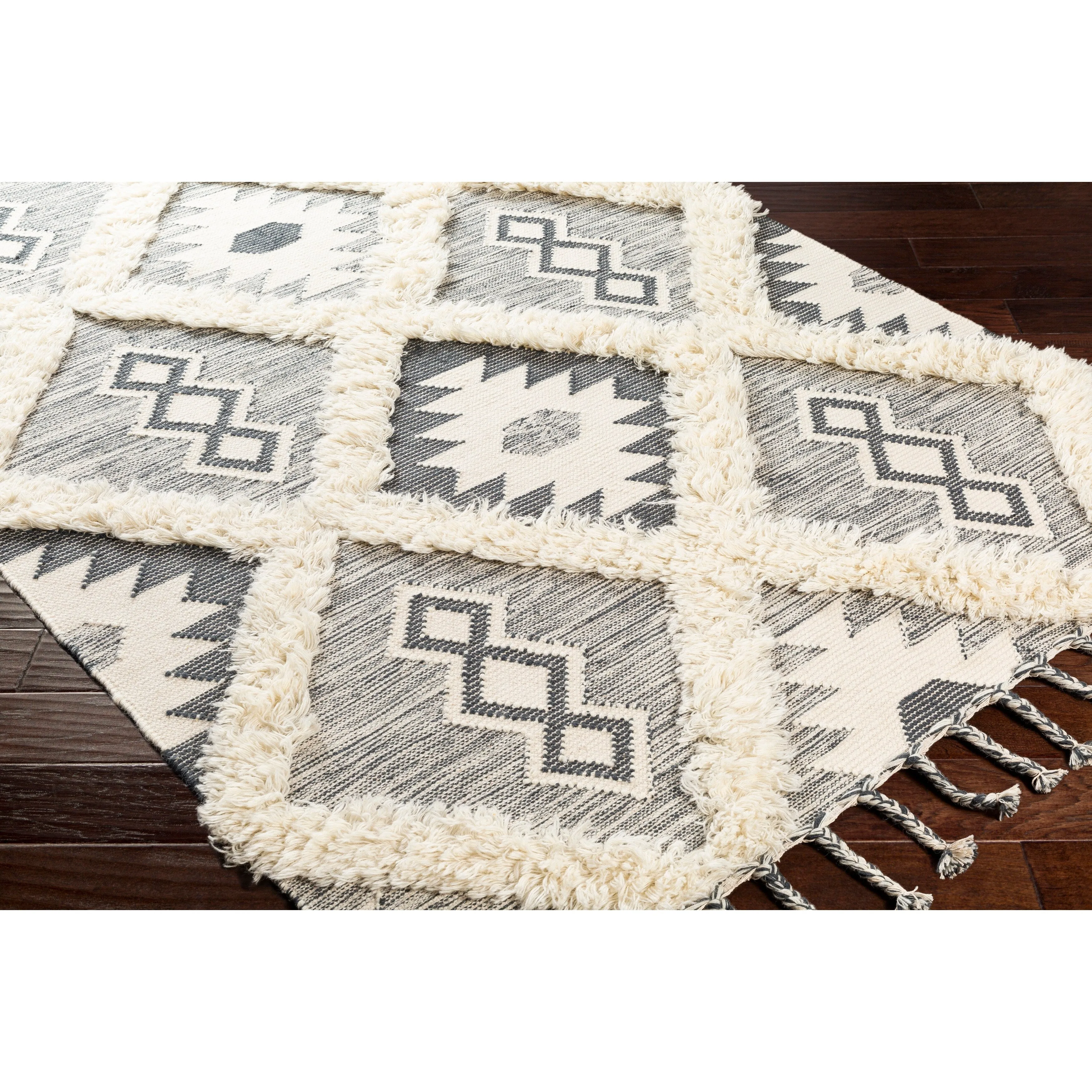 Artistic Weavers Topanga Handmade Wool Scandinavian Tassel Area Rug
