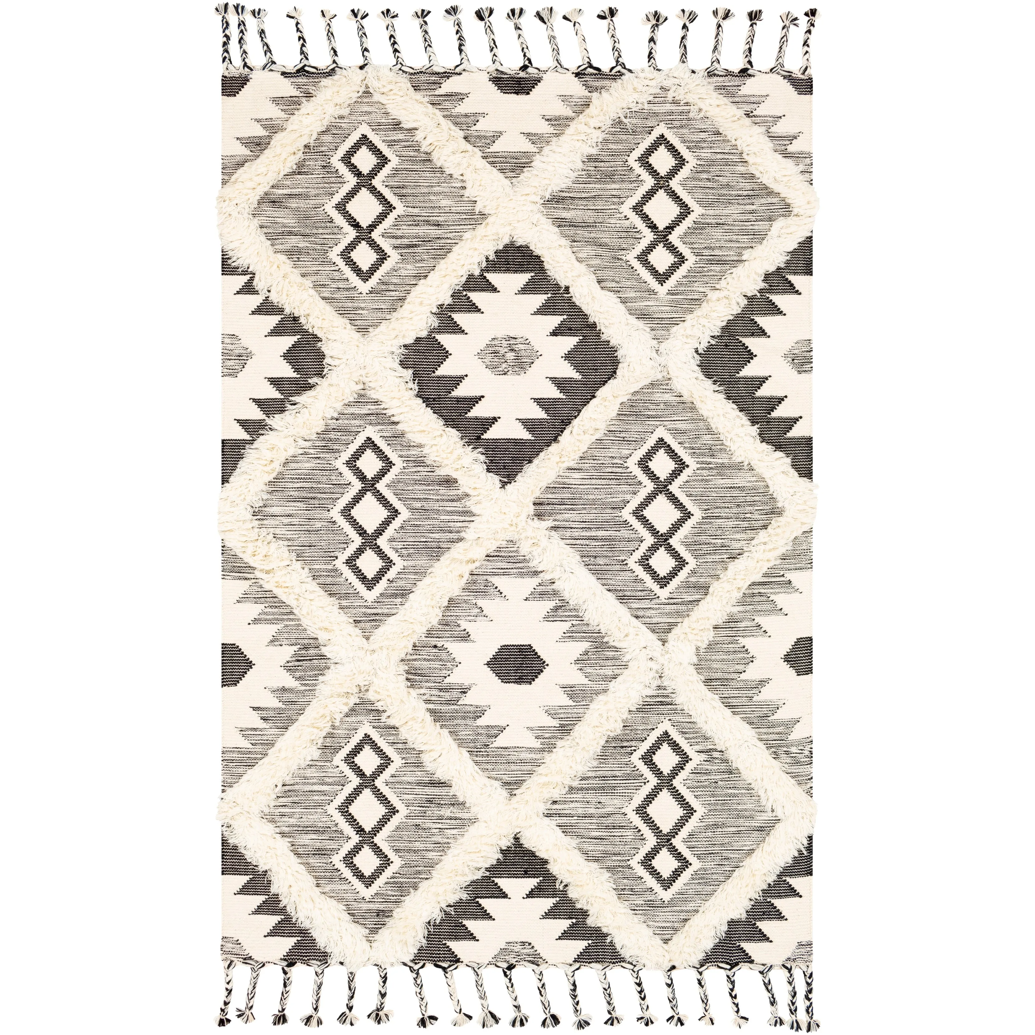Artistic Weavers Topanga Handmade Wool Scandinavian Tassel Area Rug