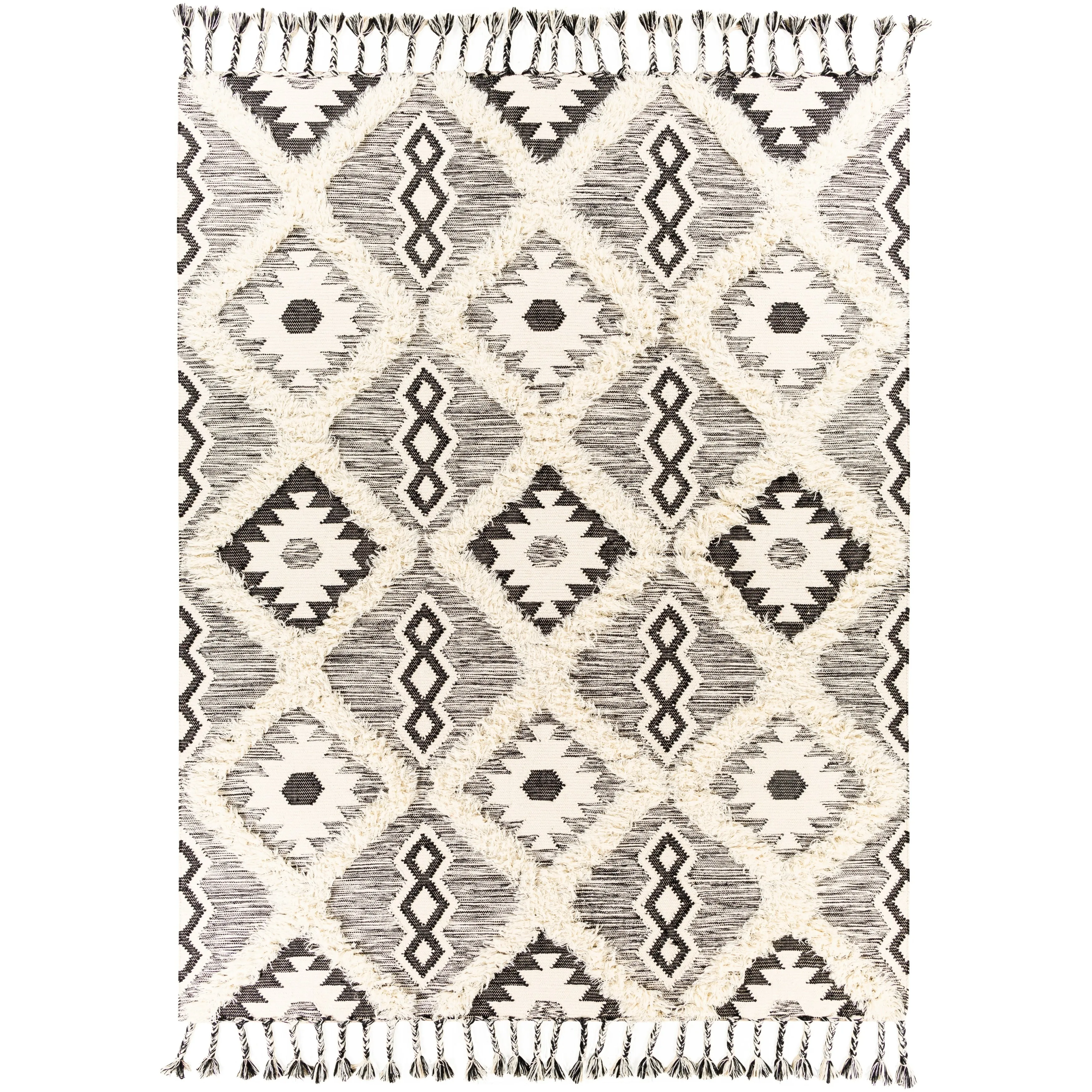 Artistic Weavers Topanga Handmade Wool Scandinavian Tassel Area Rug