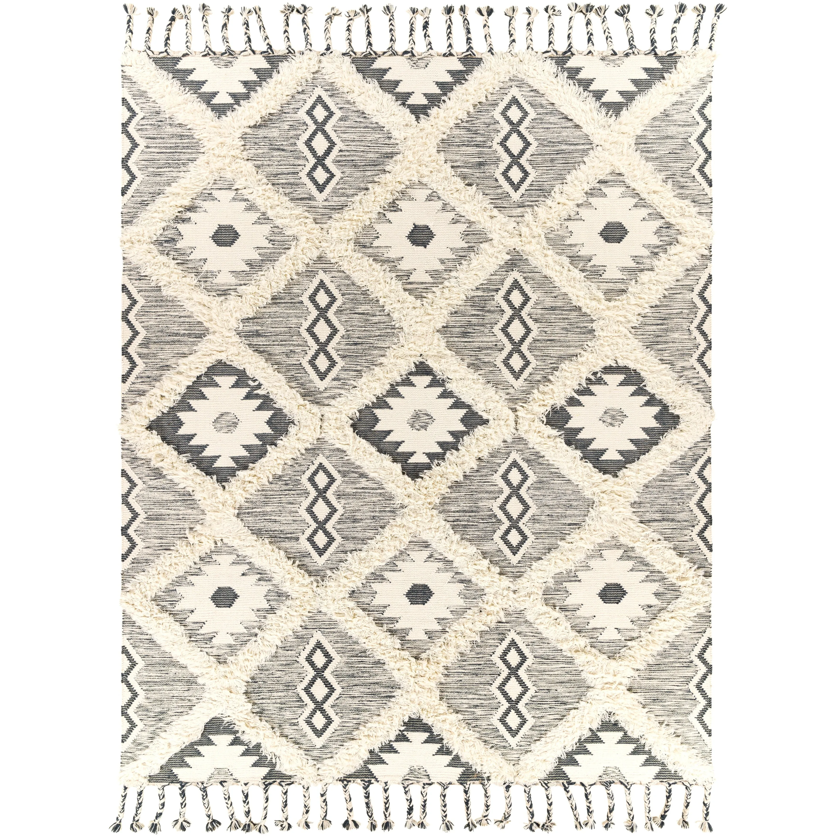 Artistic Weavers Topanga Handmade Wool Scandinavian Tassel Area Rug