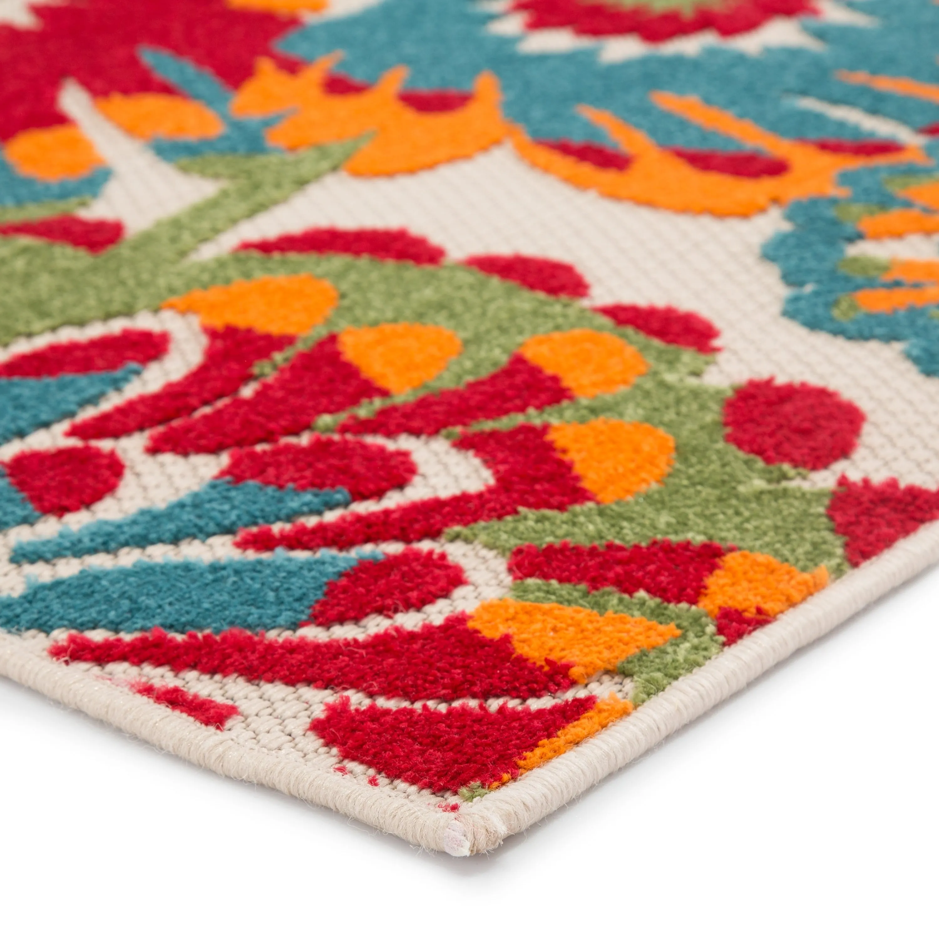 Balfour Indoor and Outdoor Floral Area Rug