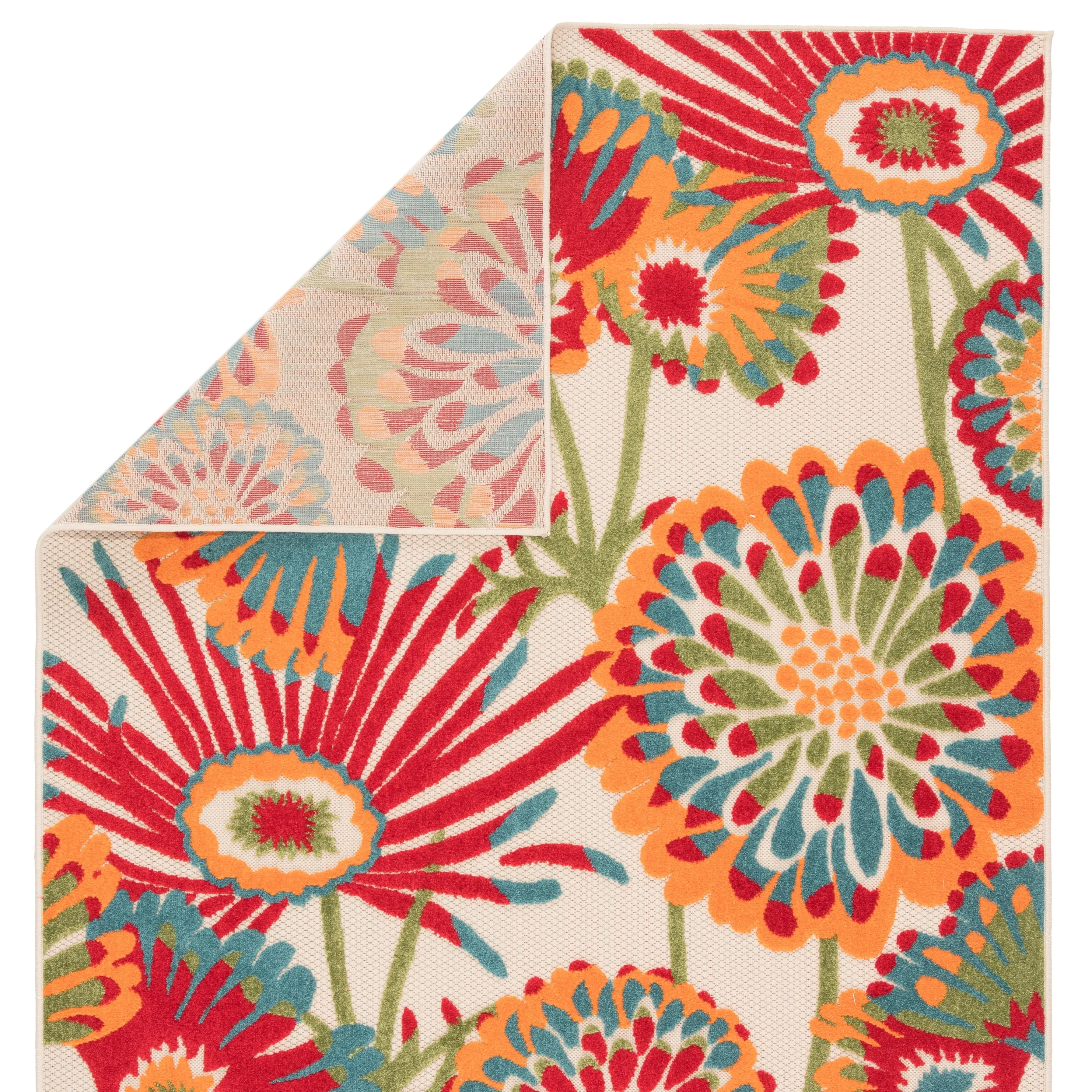 Balfour Indoor and Outdoor Floral Area Rug