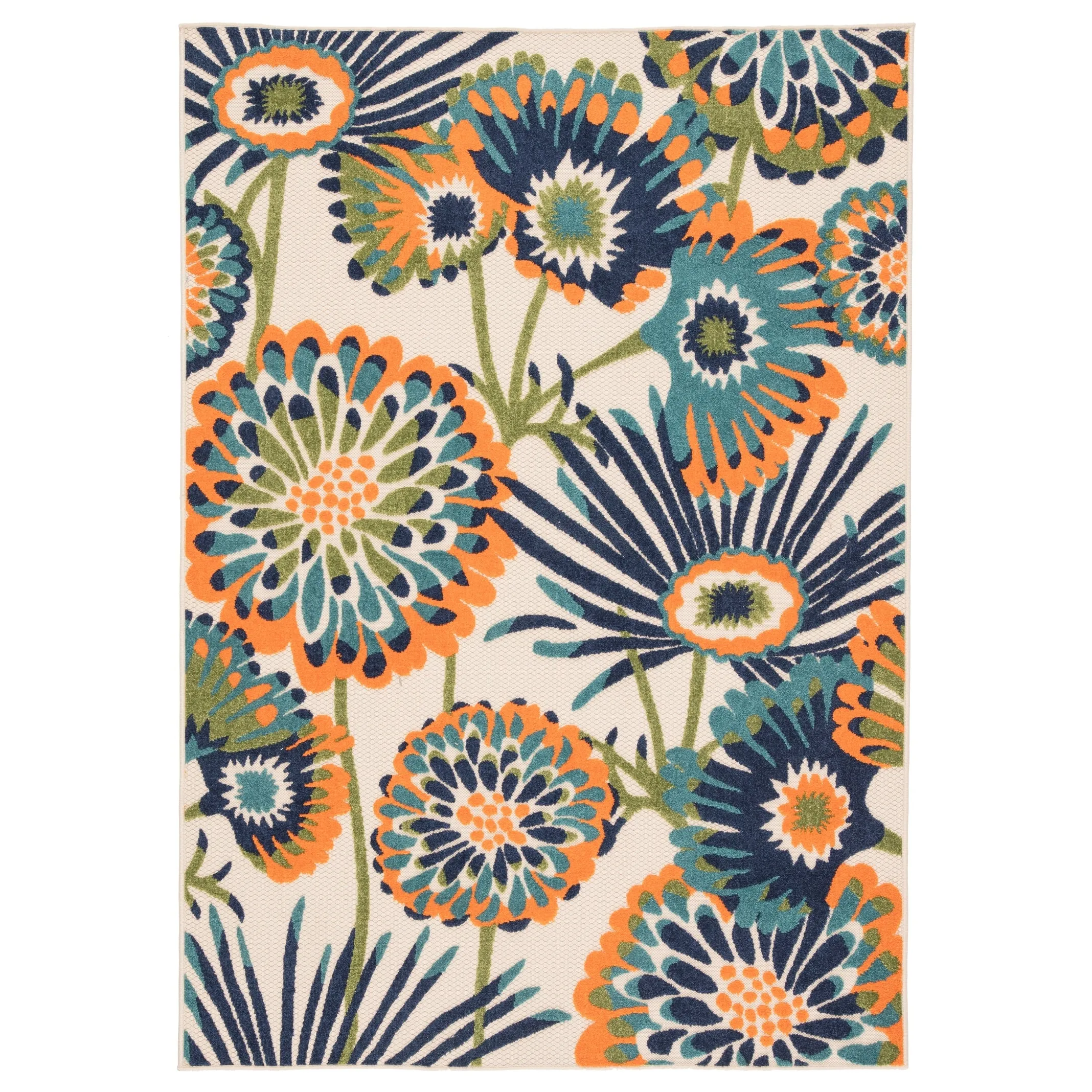 Balfour Indoor and Outdoor Floral Area Rug