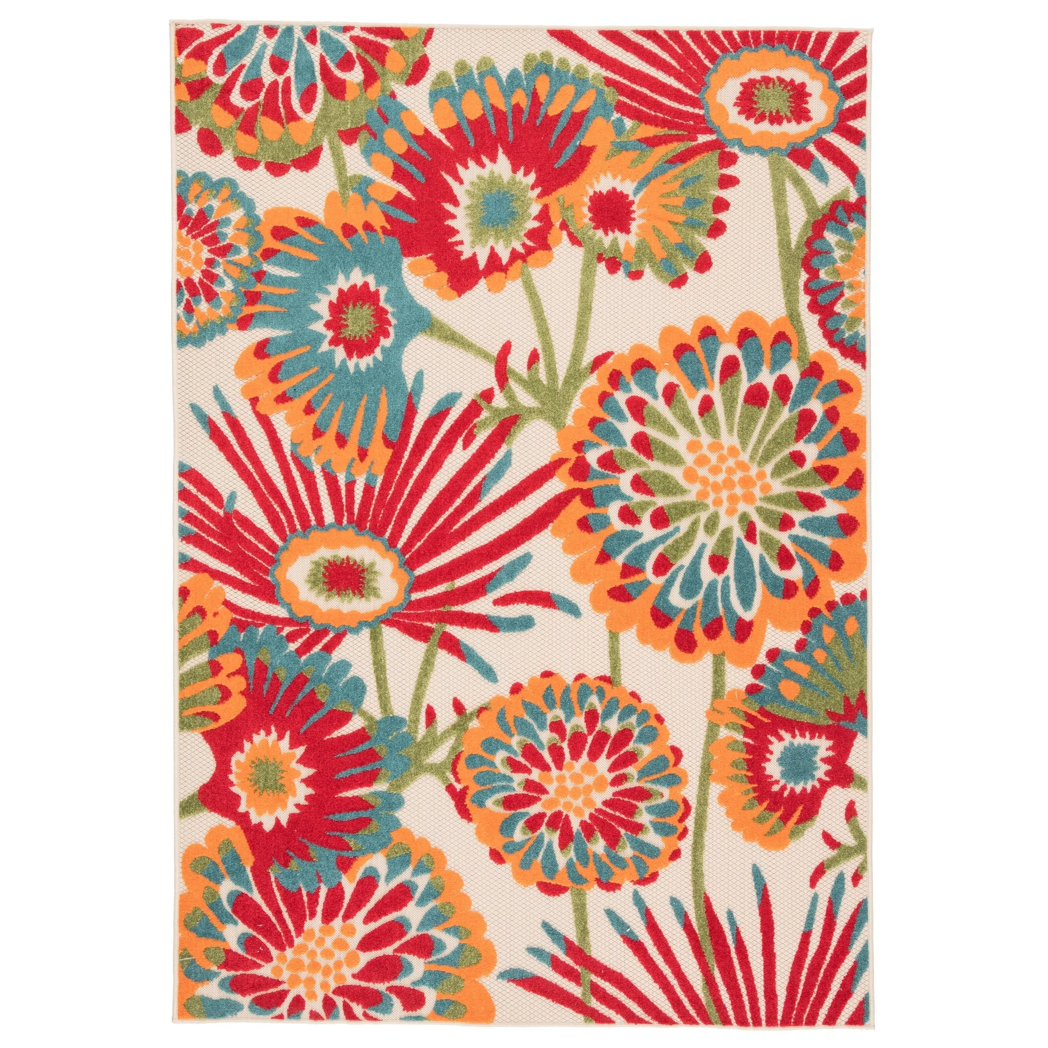 Balfour Indoor and Outdoor Floral Area Rug