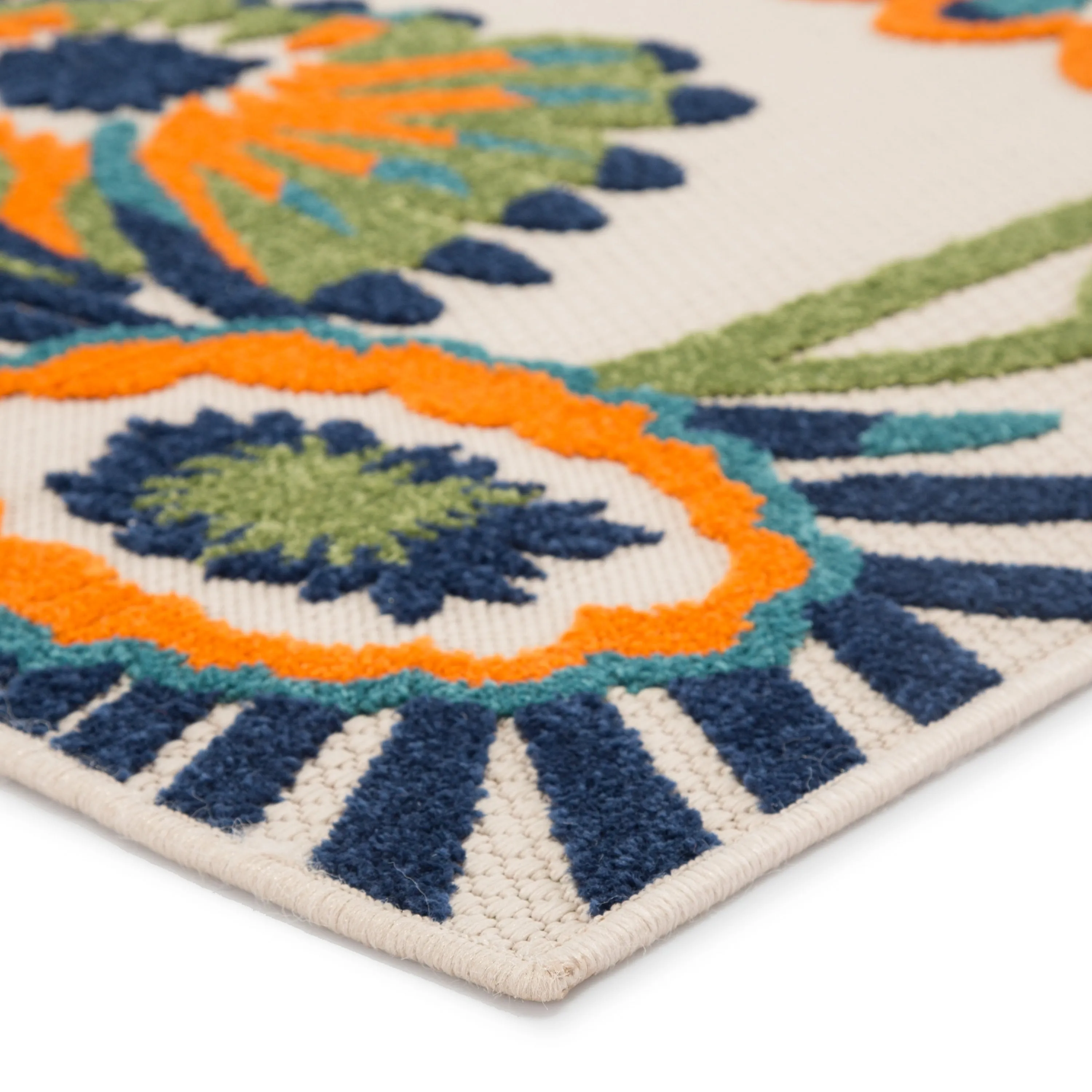 Balfour Indoor and Outdoor Floral Area Rug
