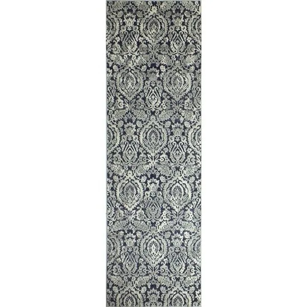 Bashian Elena Blue Machine Made Transitional Area