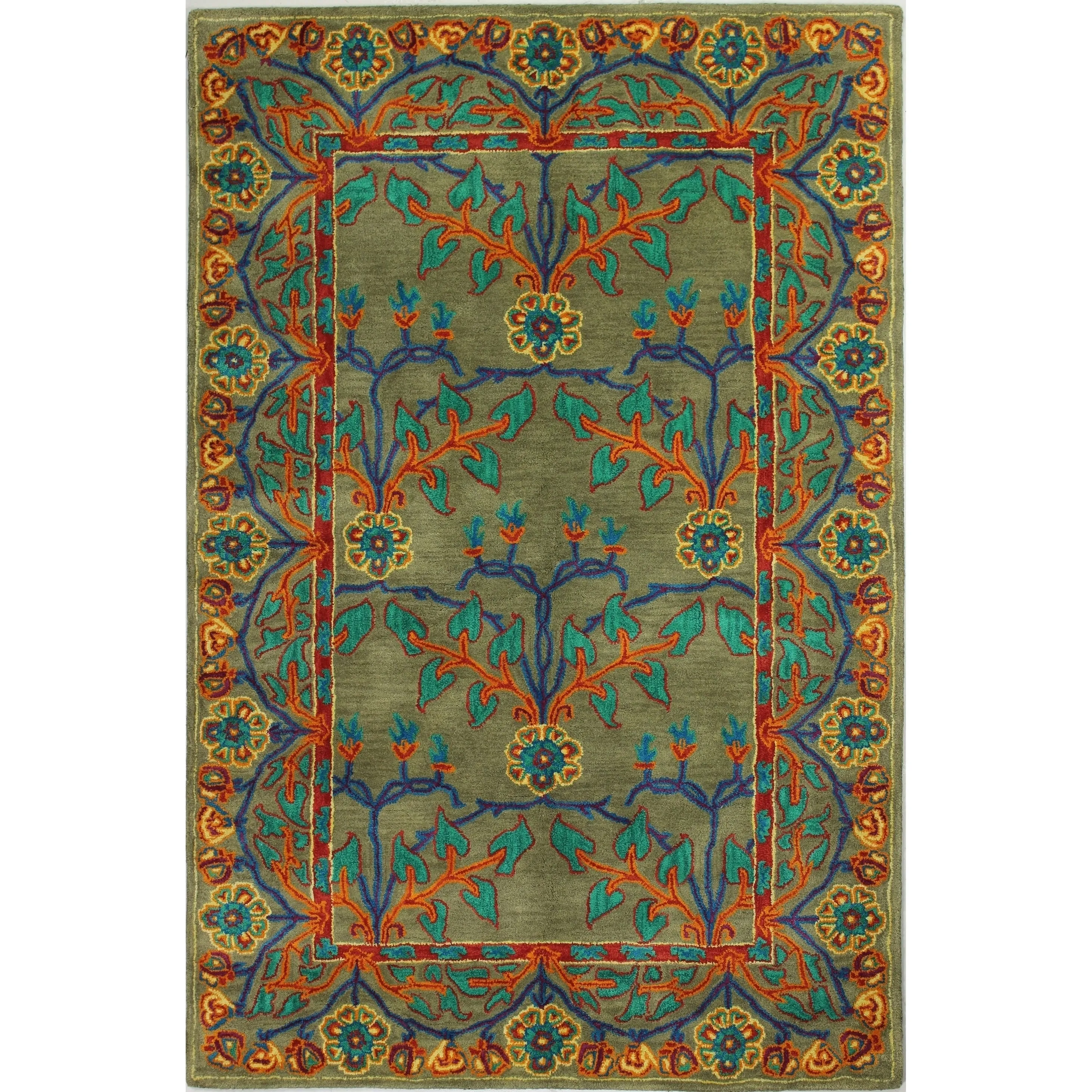 Bashian Elmsford Transitional Hand Tufted Area Rug