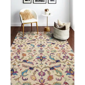 Bashian Hand Tufted Danbury Beige Rug