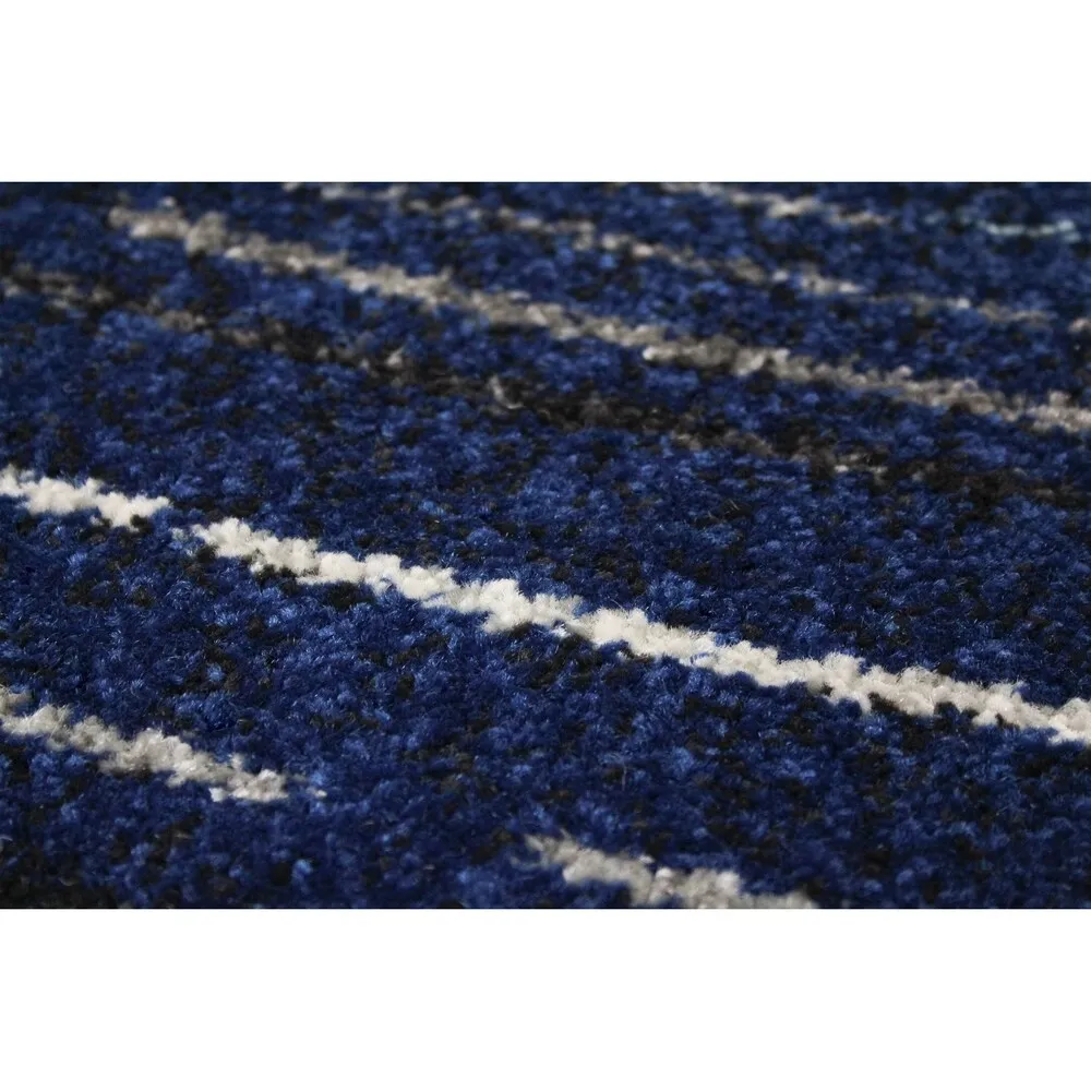 Bashian Nala Blue Abstract Modern Graphic Area Rug