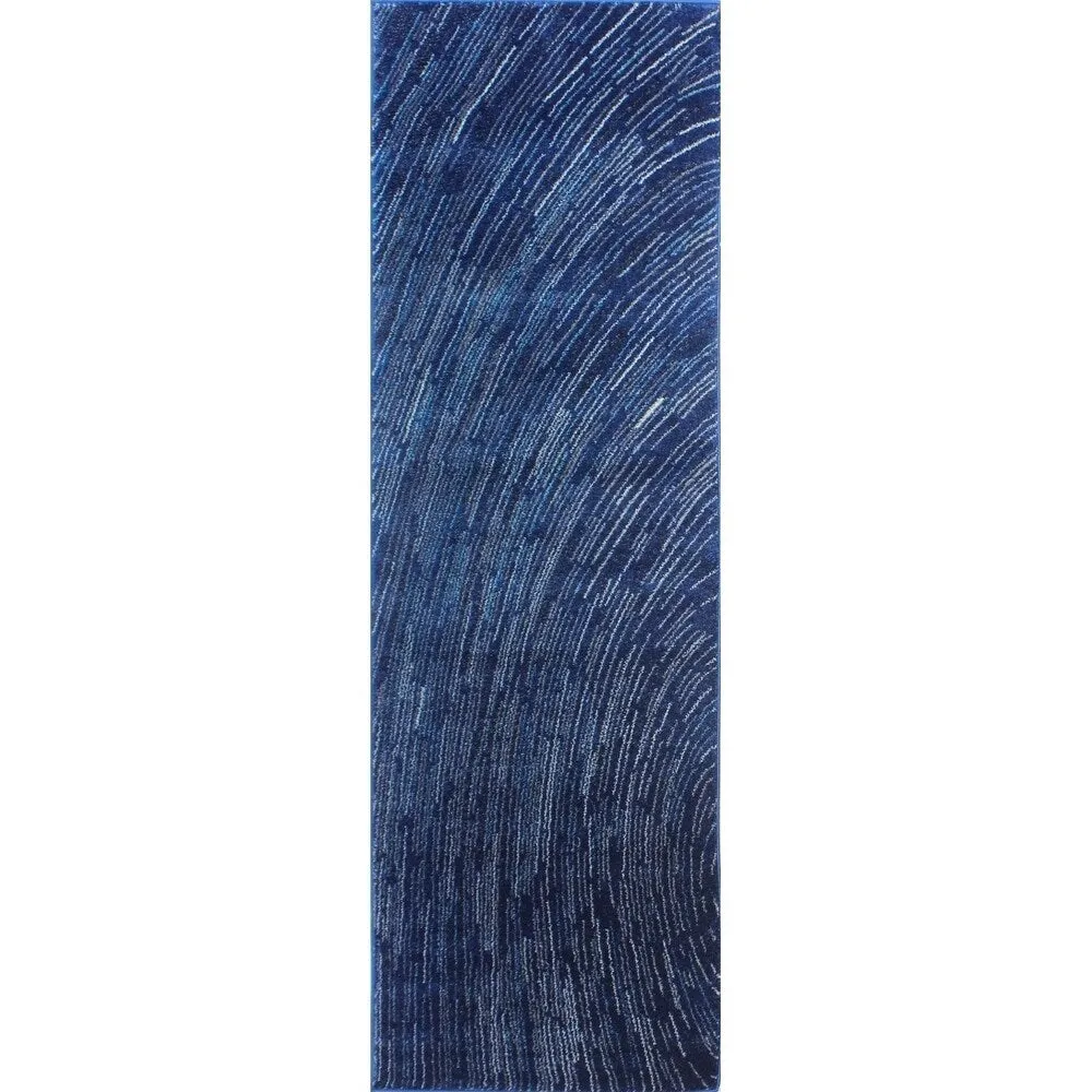 Bashian Nala Blue Abstract Modern Graphic Area Rug