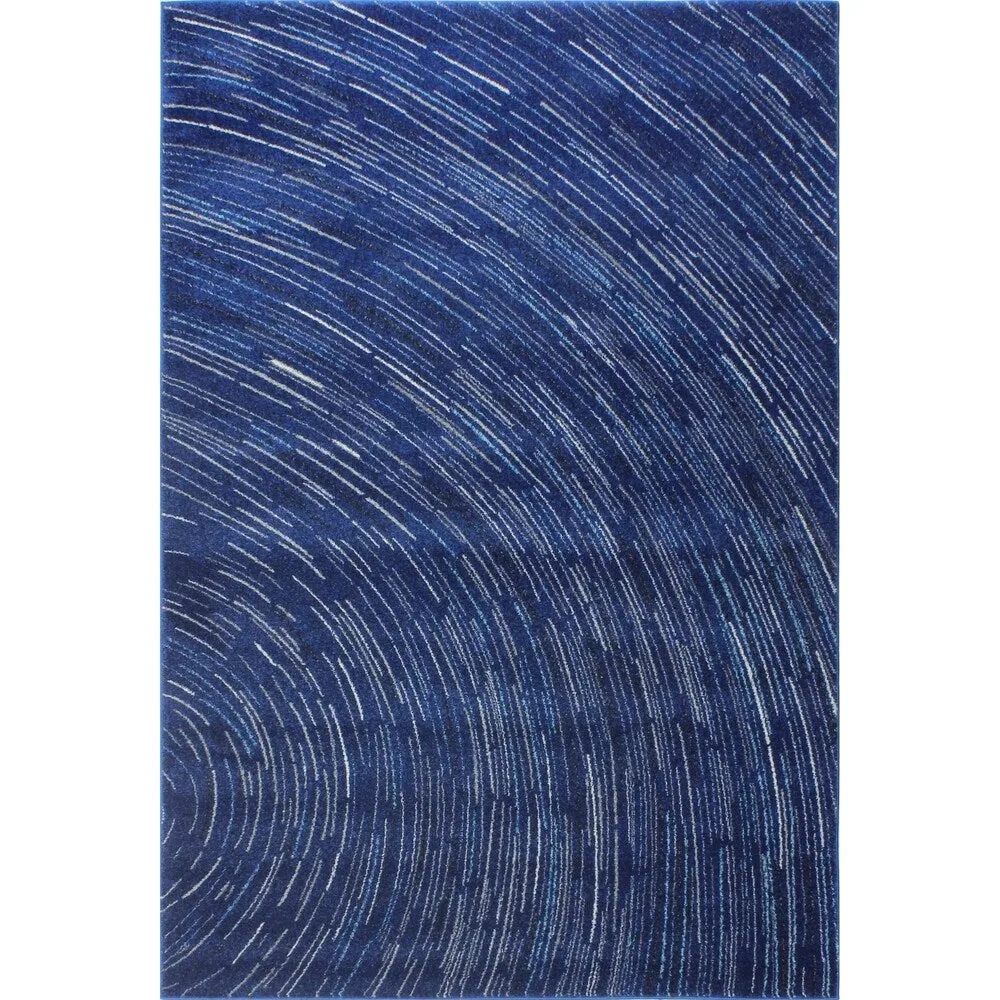 Bashian Nala Blue Abstract Modern Graphic Area Rug