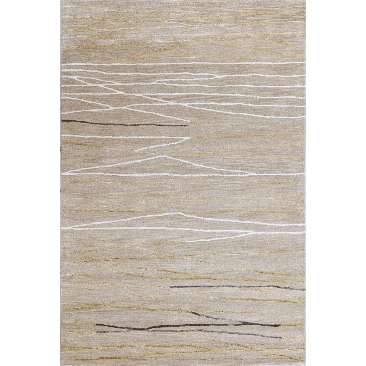 Bashian Sydney Beige Contemporary Area Rug