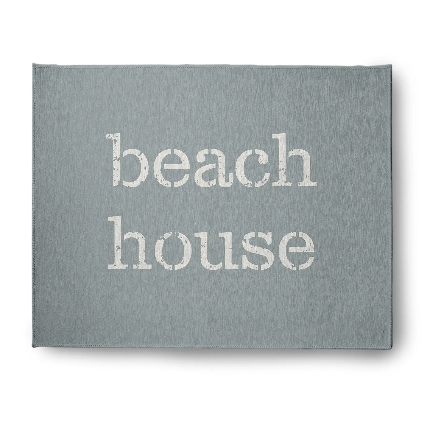 Beach House Nautical Chenille Rug