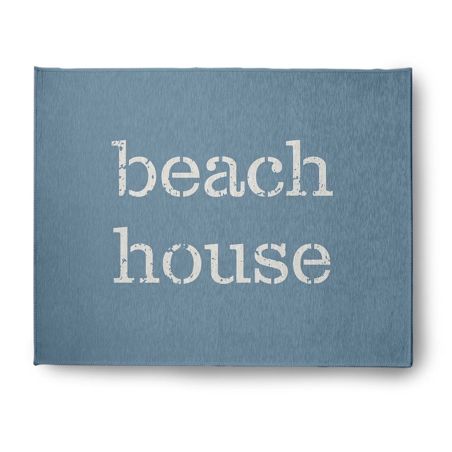 Beach House Nautical Chenille Rug