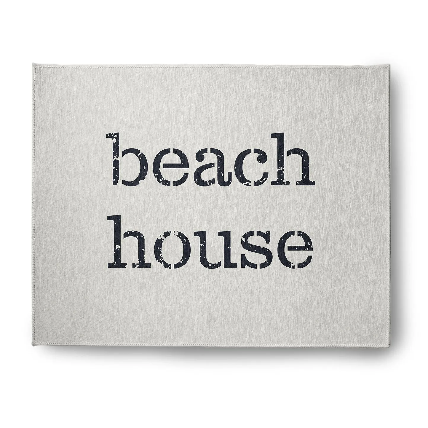 Beach House Nautical Chenille Rug