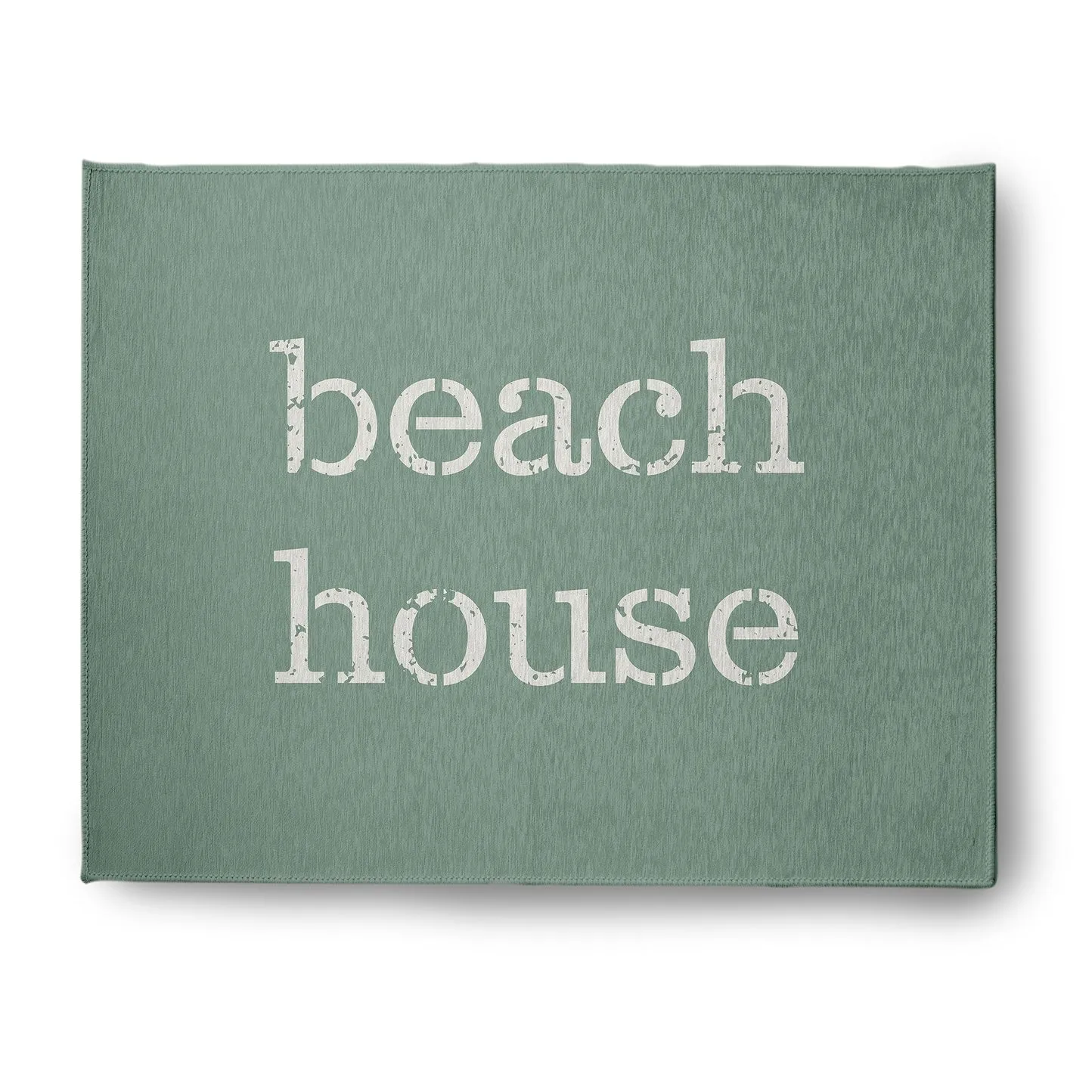 Beach House Nautical Chenille Rug