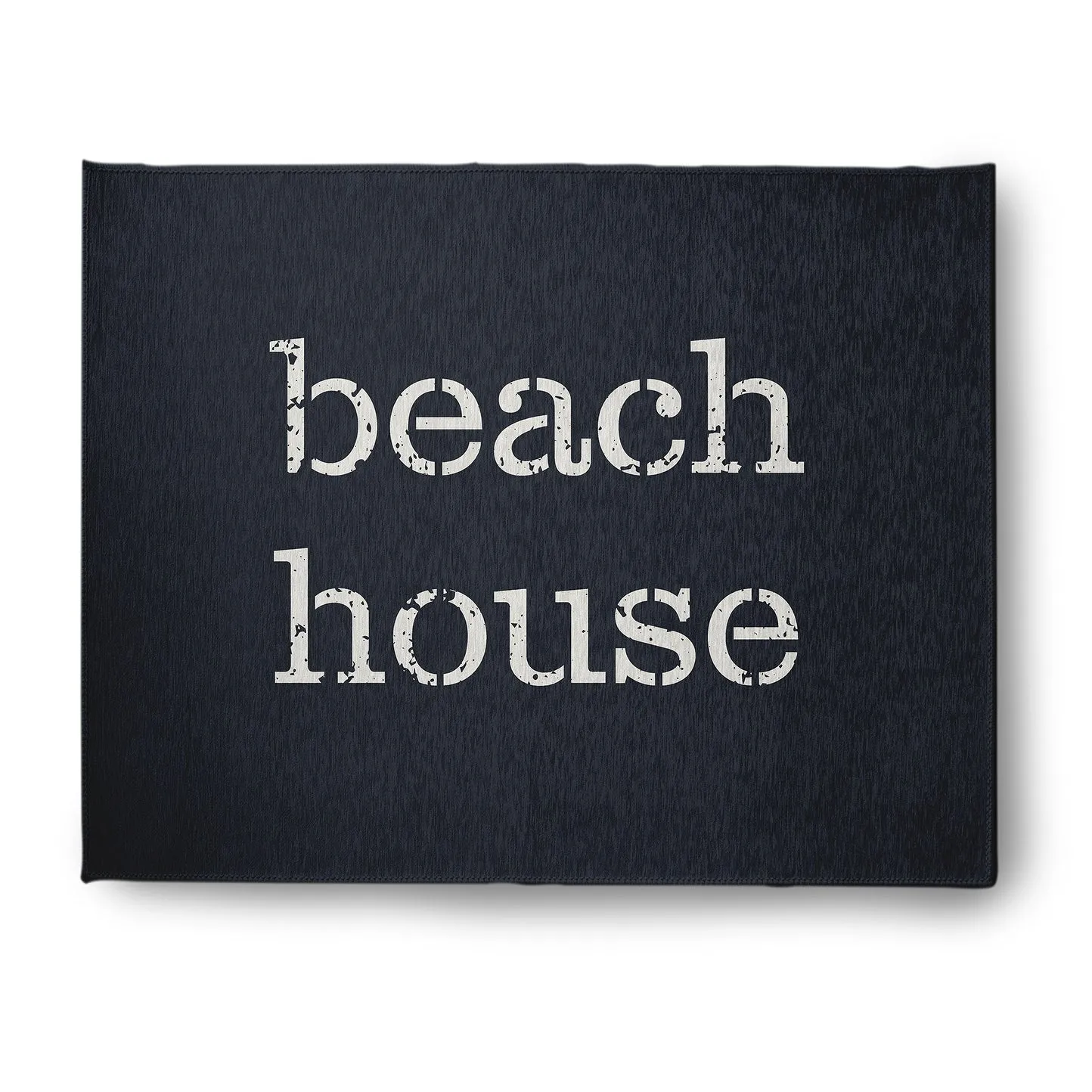Beach House Nautical Chenille Rug