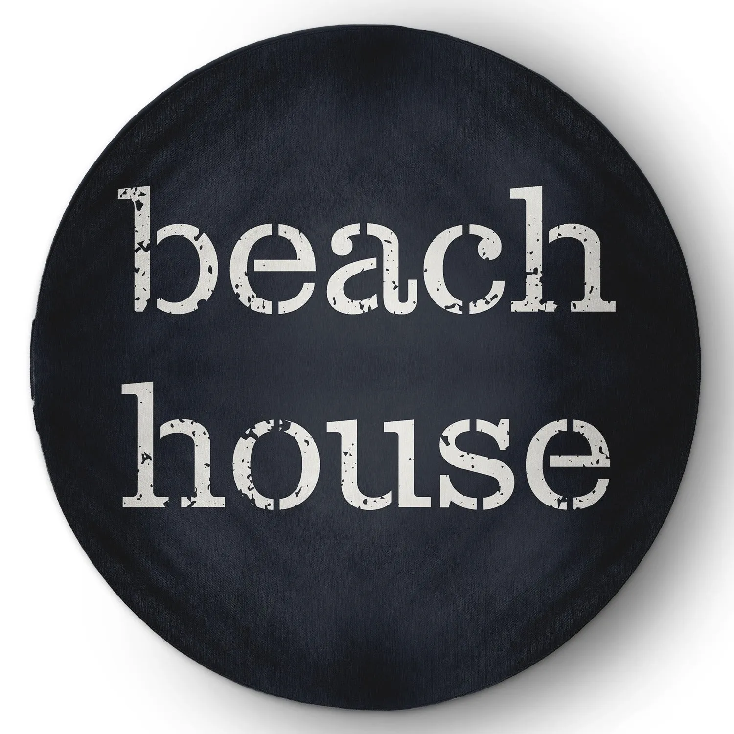 Beach House Nautical Chenille Rug