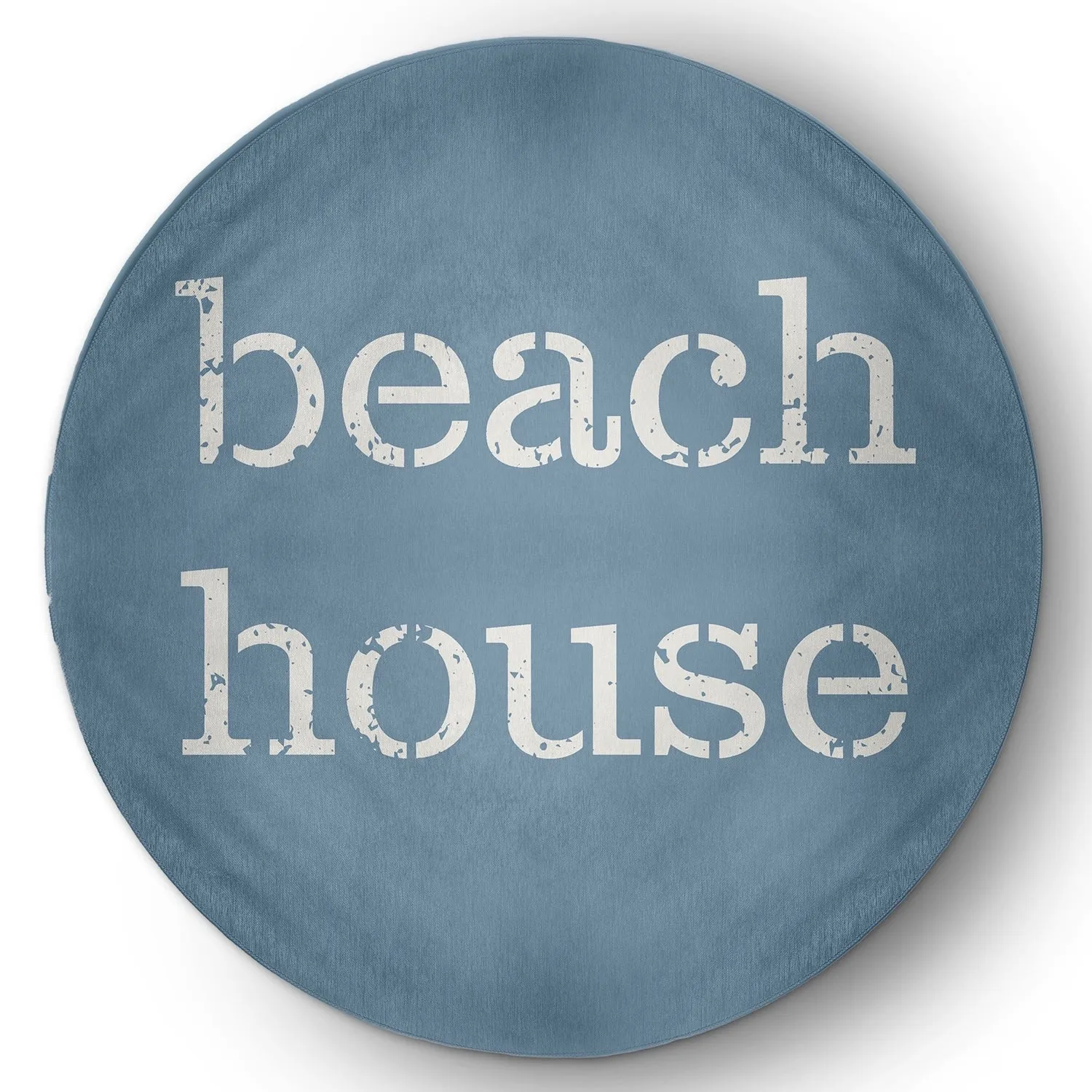 Beach House Nautical Chenille Rug