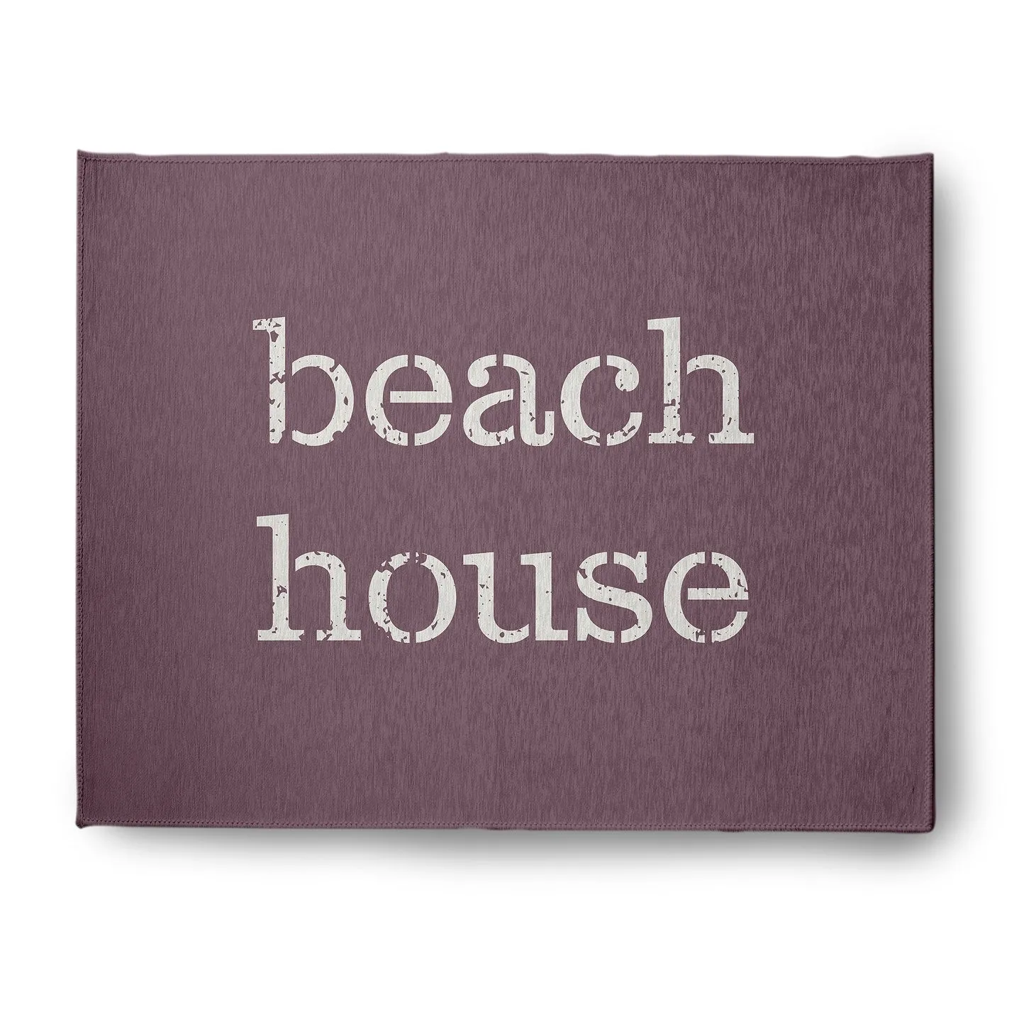 Beach House Nautical Chenille Rug