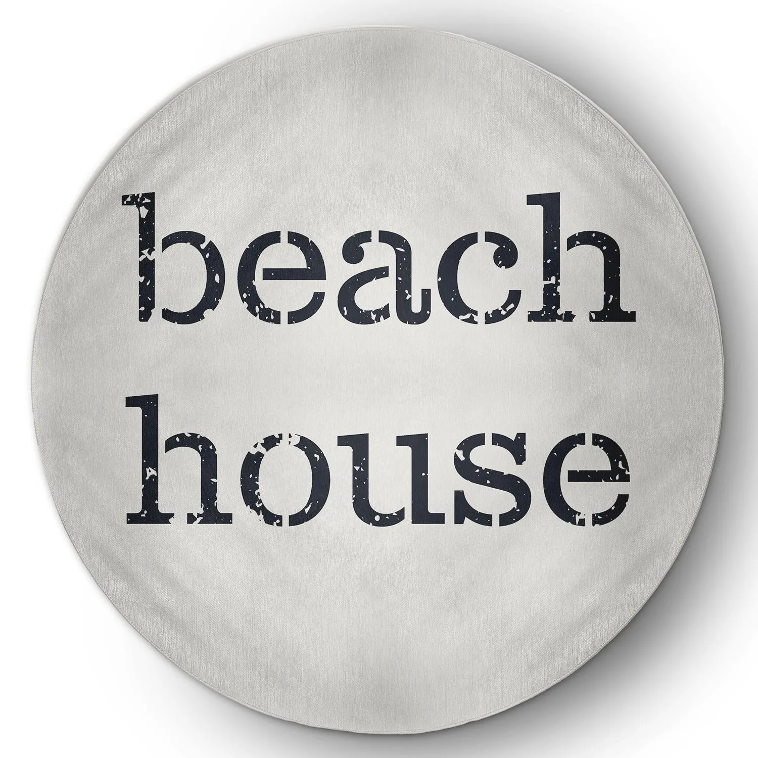 Beach House Nautical Chenille Rug