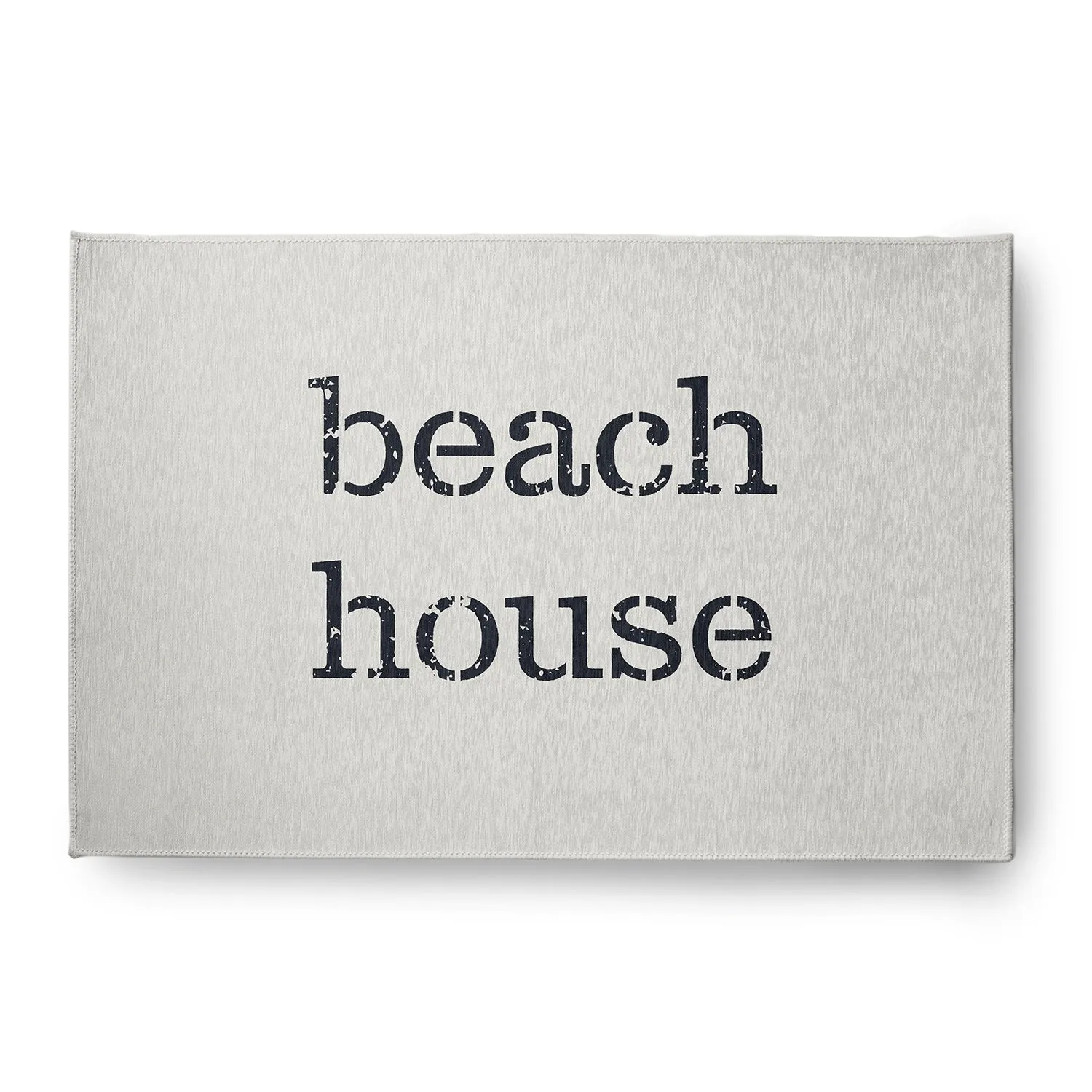Beach House Nautical Chenille Rug